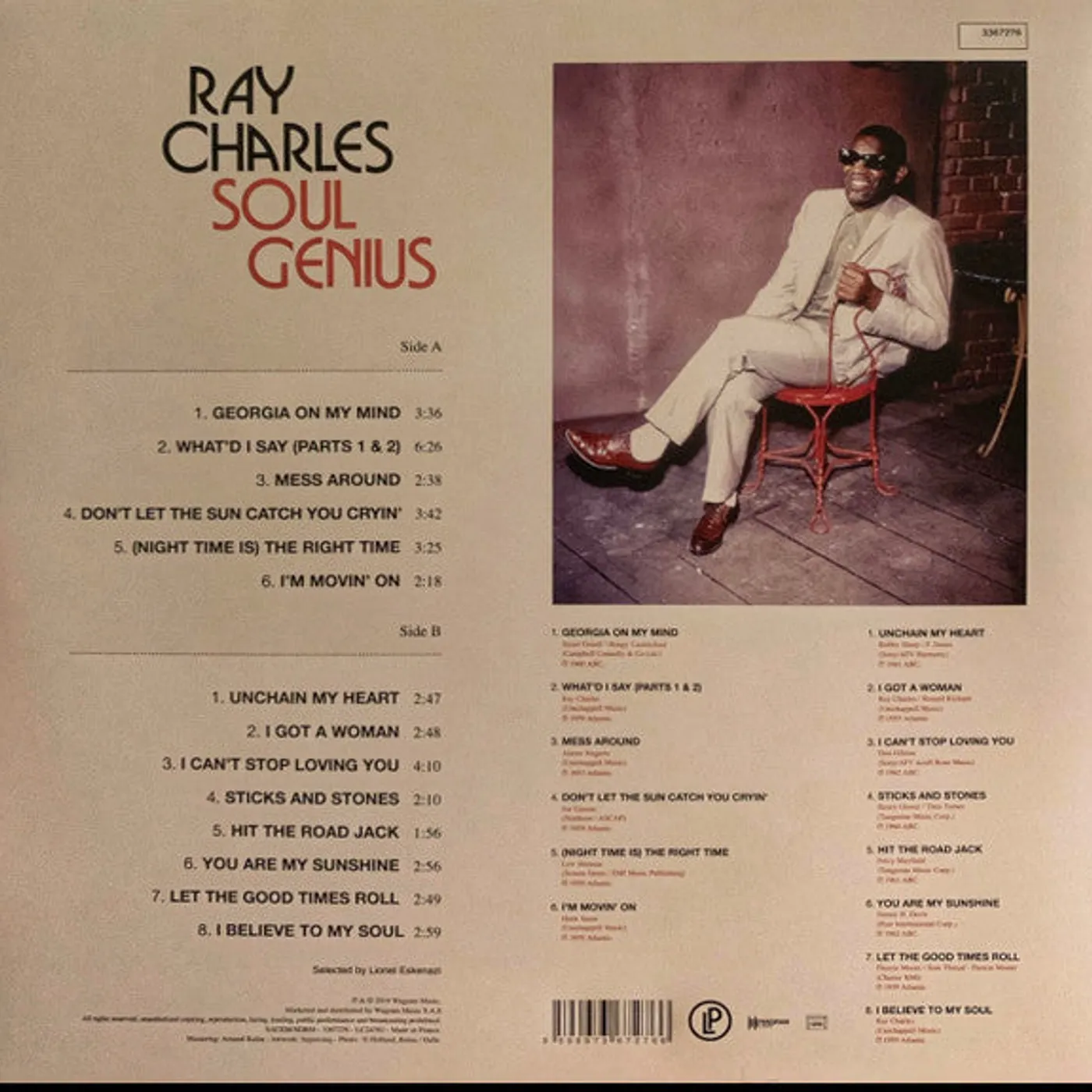 Ray Charles / Soul Genius - LP (Vinyl)
