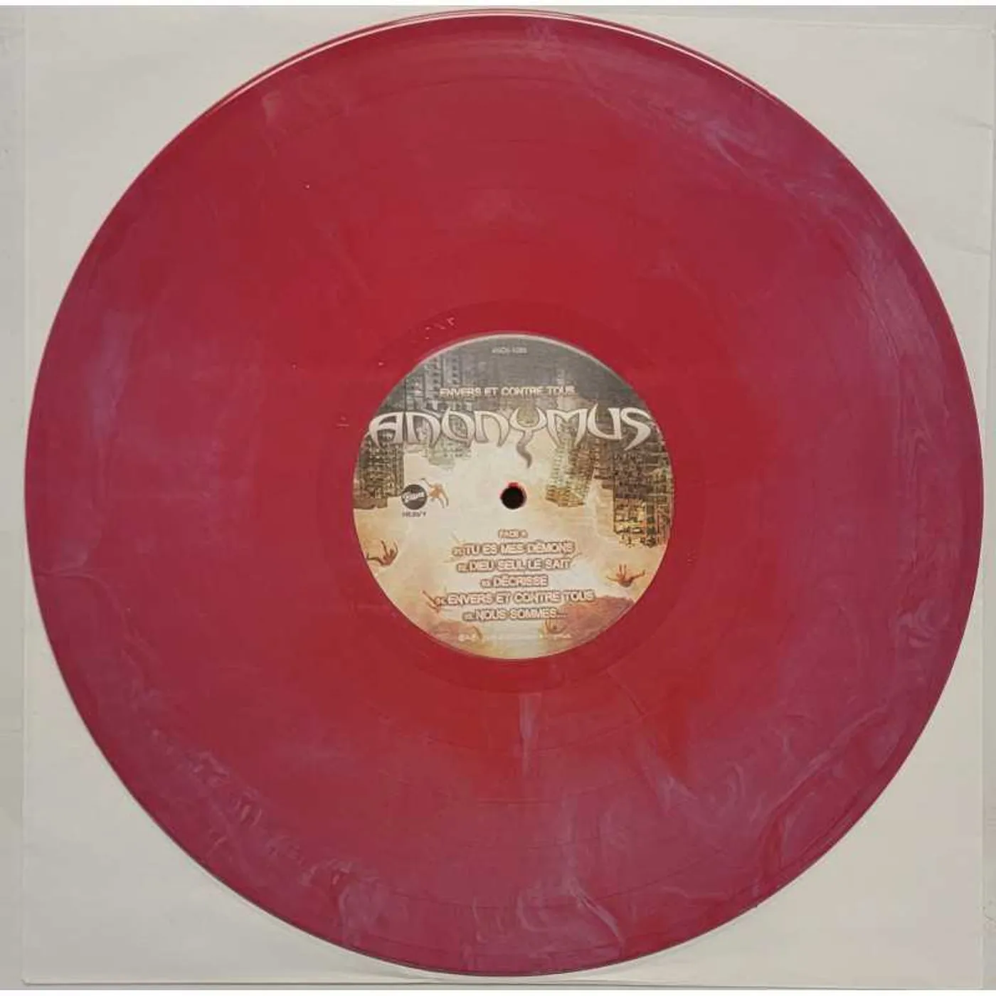 Anonymus ENVERS ET CONTRE TOUS - LP ROUGE (Vinyl)
