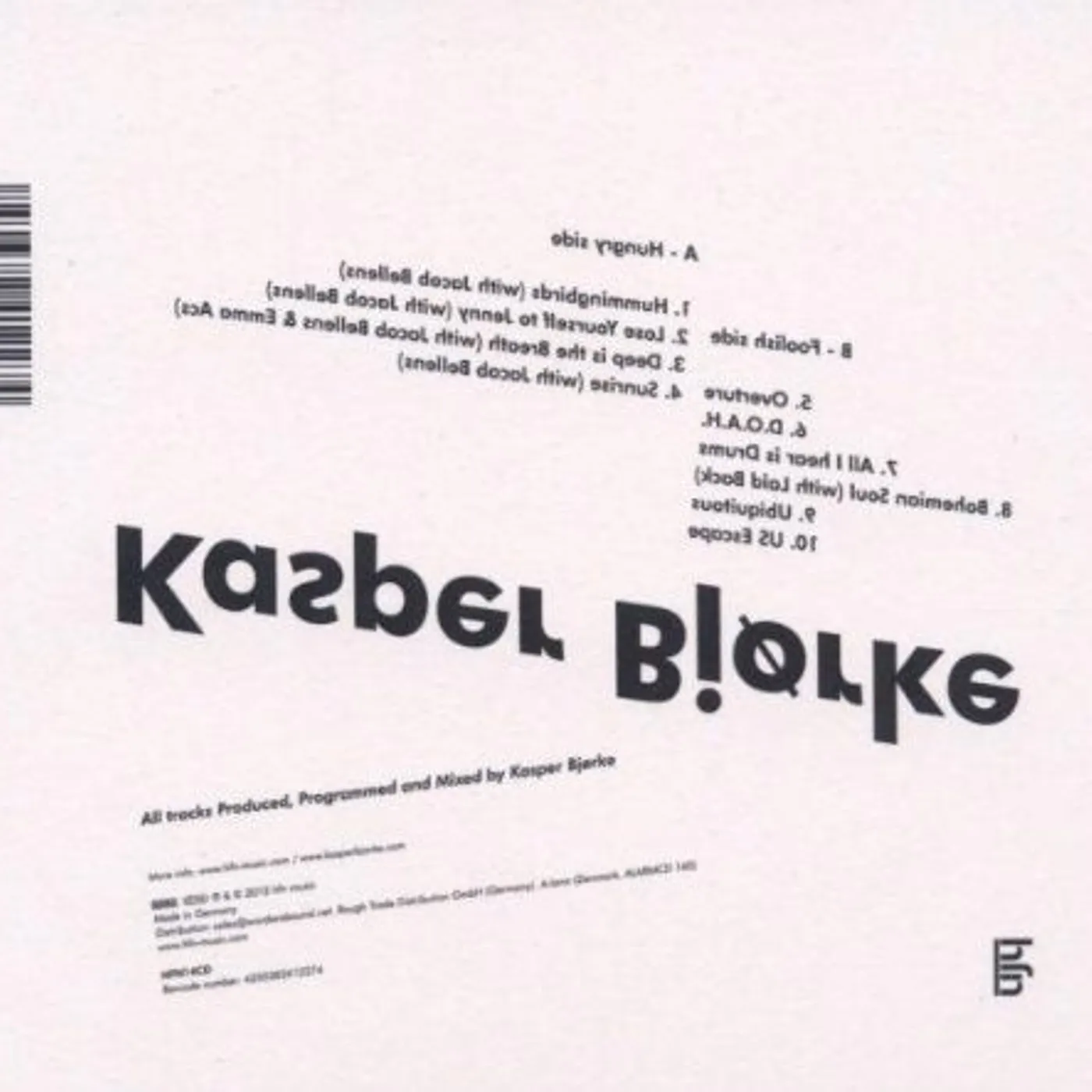 Kasper Bjørke Kasper Bjorke / Fool - CD
