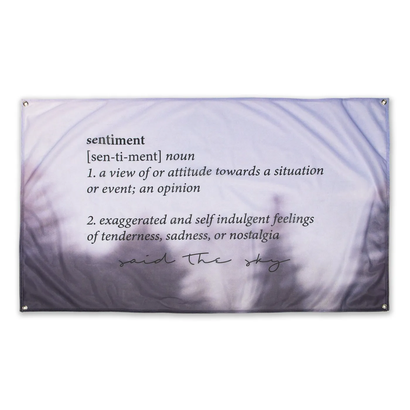 Said The Sky Sentiment Flag