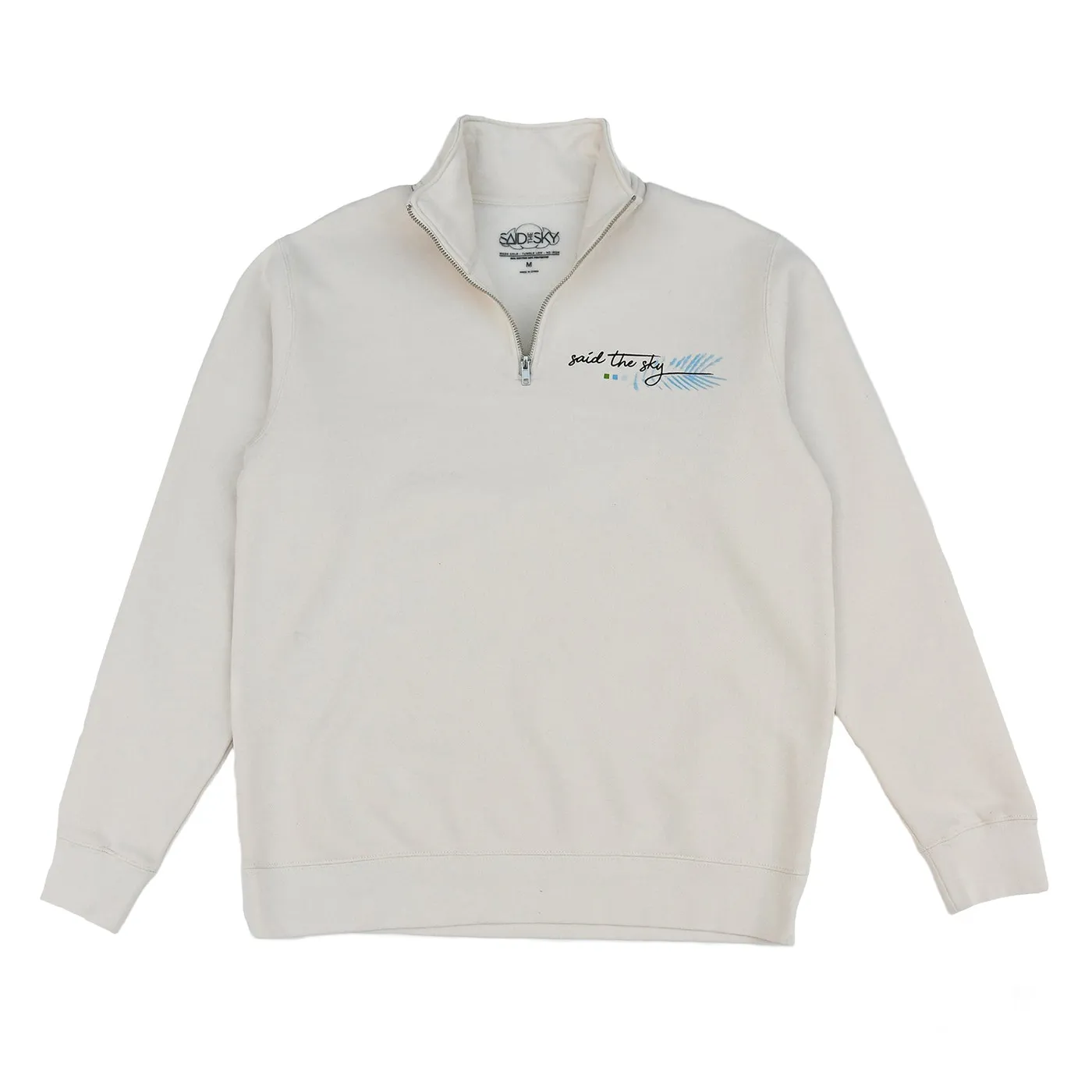 Said The Sky Taupe Quarter Zip