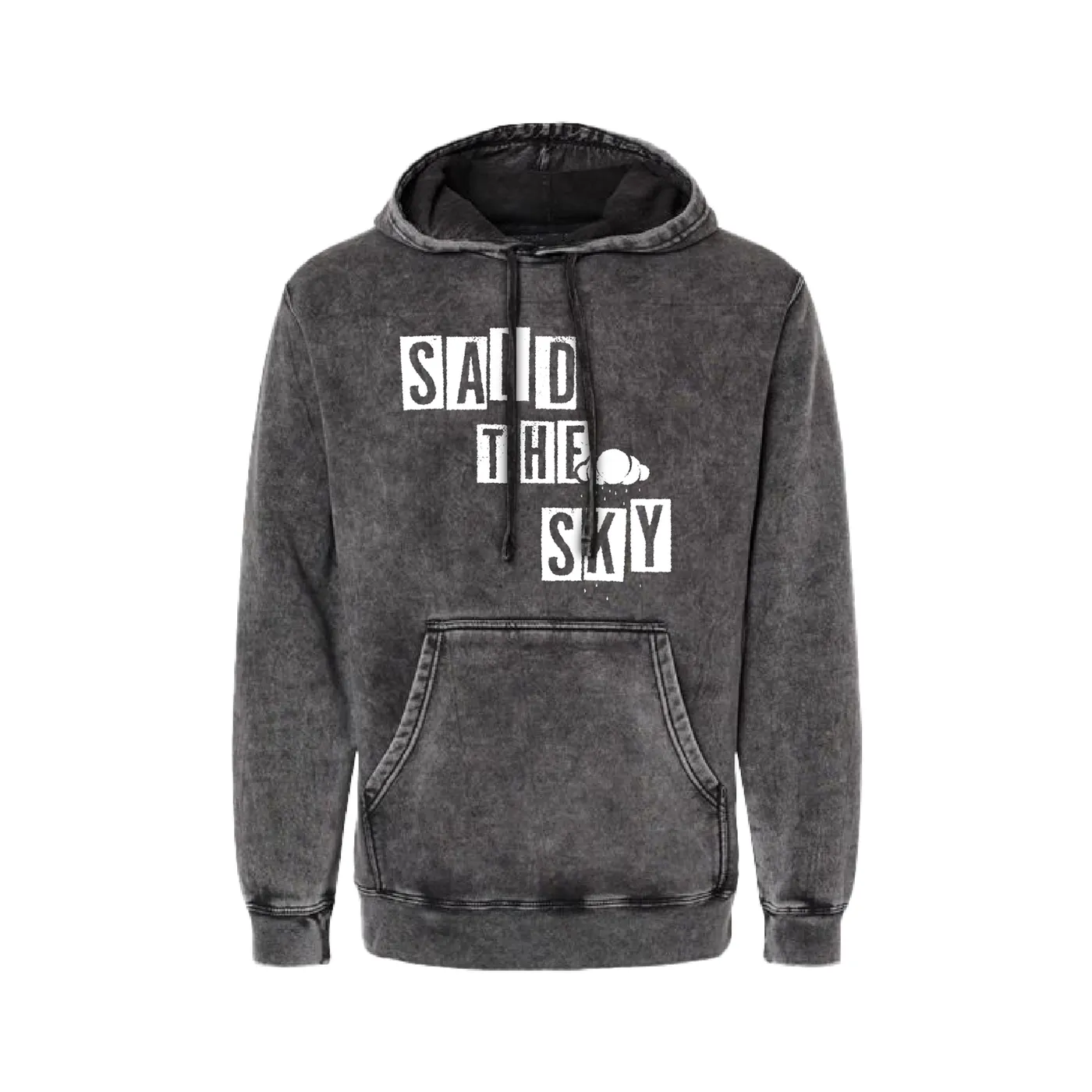 Said The Sky Faded Black Hoodie
