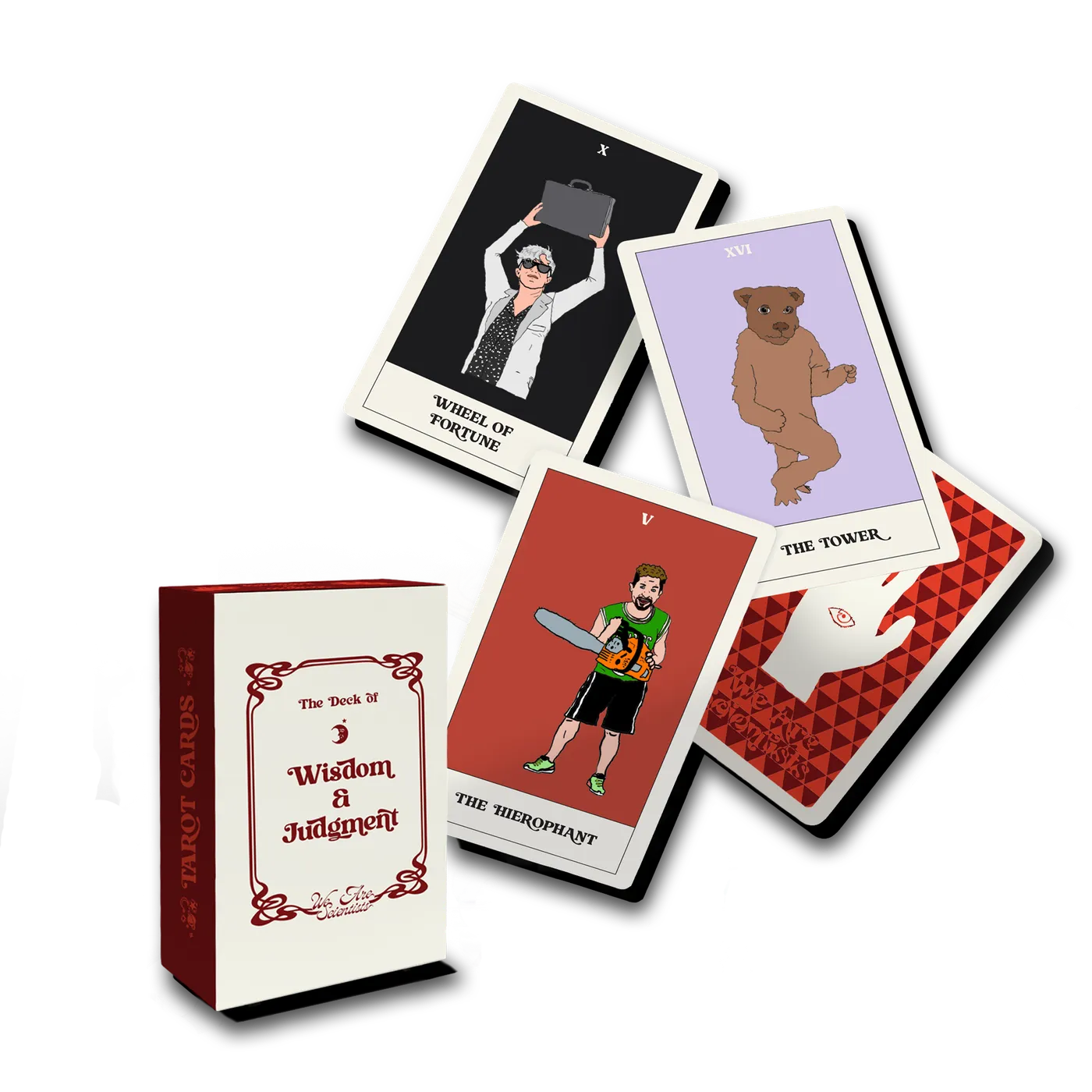 We Are Scientists The Deck of Wisdom & Judgment (Tarot Cards)
