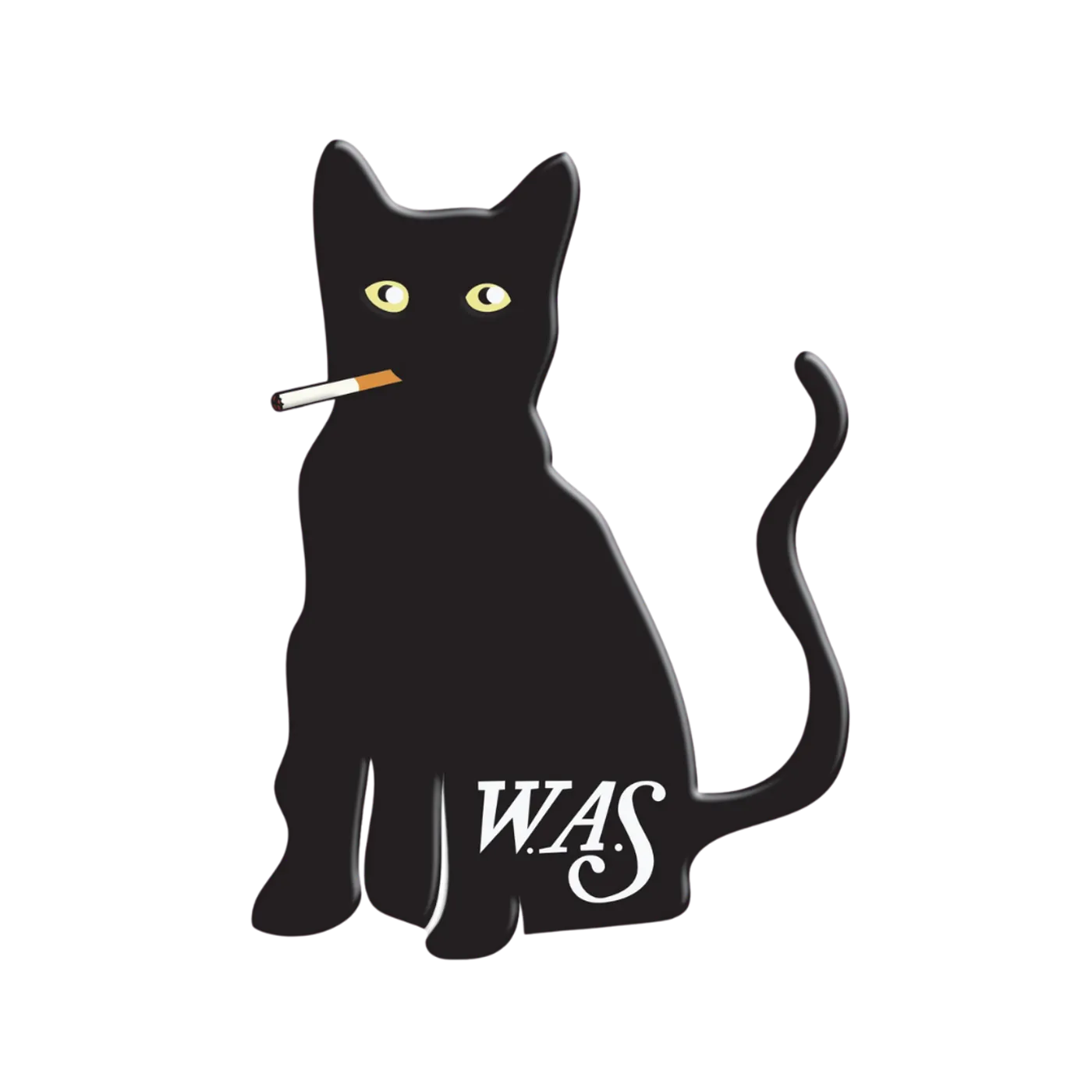 We Are Scientists Smoking Cat - Pin Badge