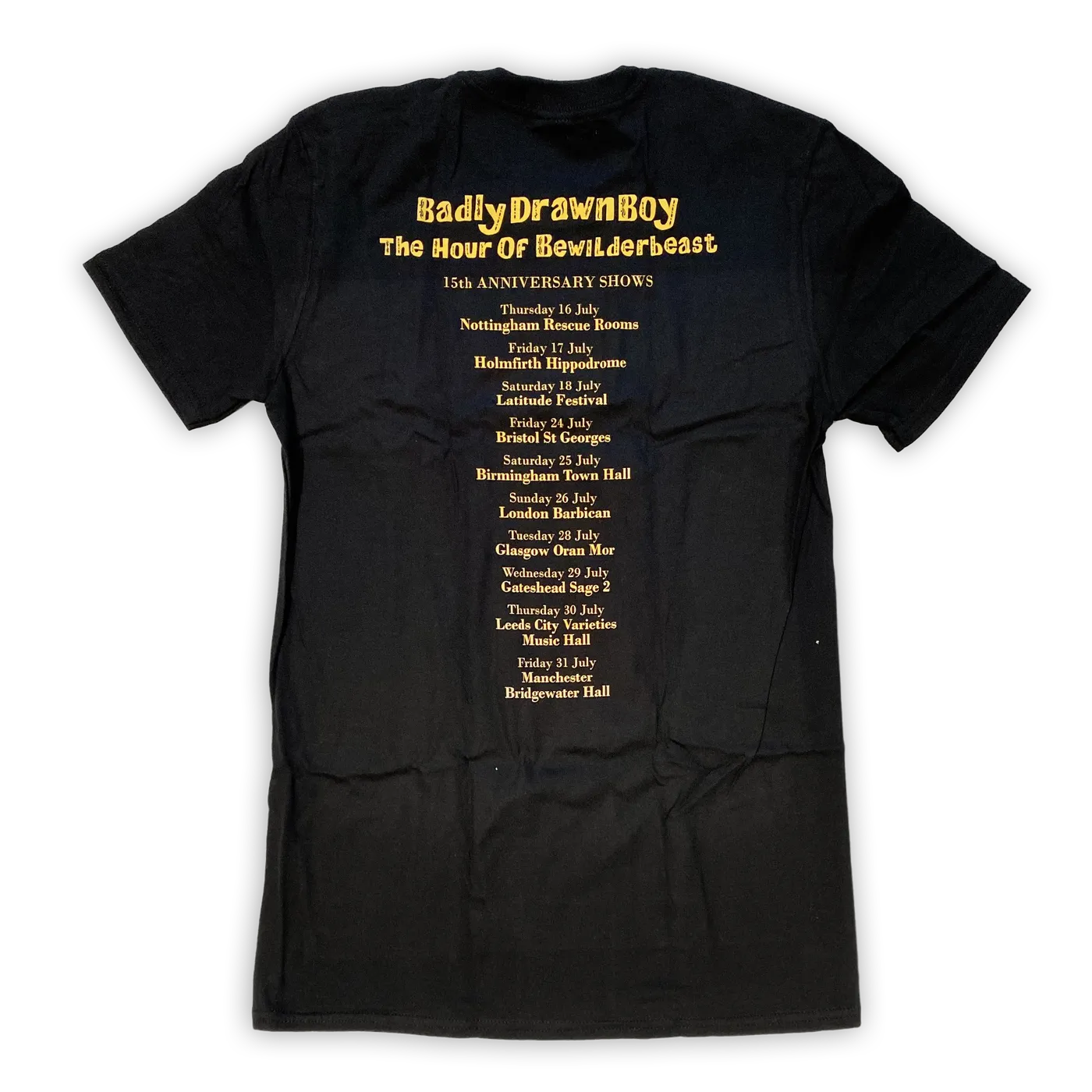 Badly Drawn Boy Bewilderbeast - Tour T-shirt (S only)
