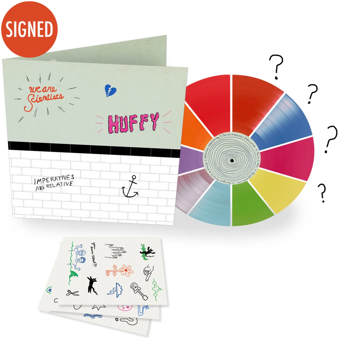 We Are Scientists Huffy - Choose Your Own Color Vinyl LP