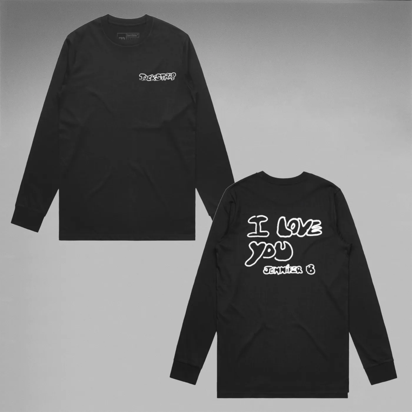 Jockstrap Long Sleeve Tee | Black