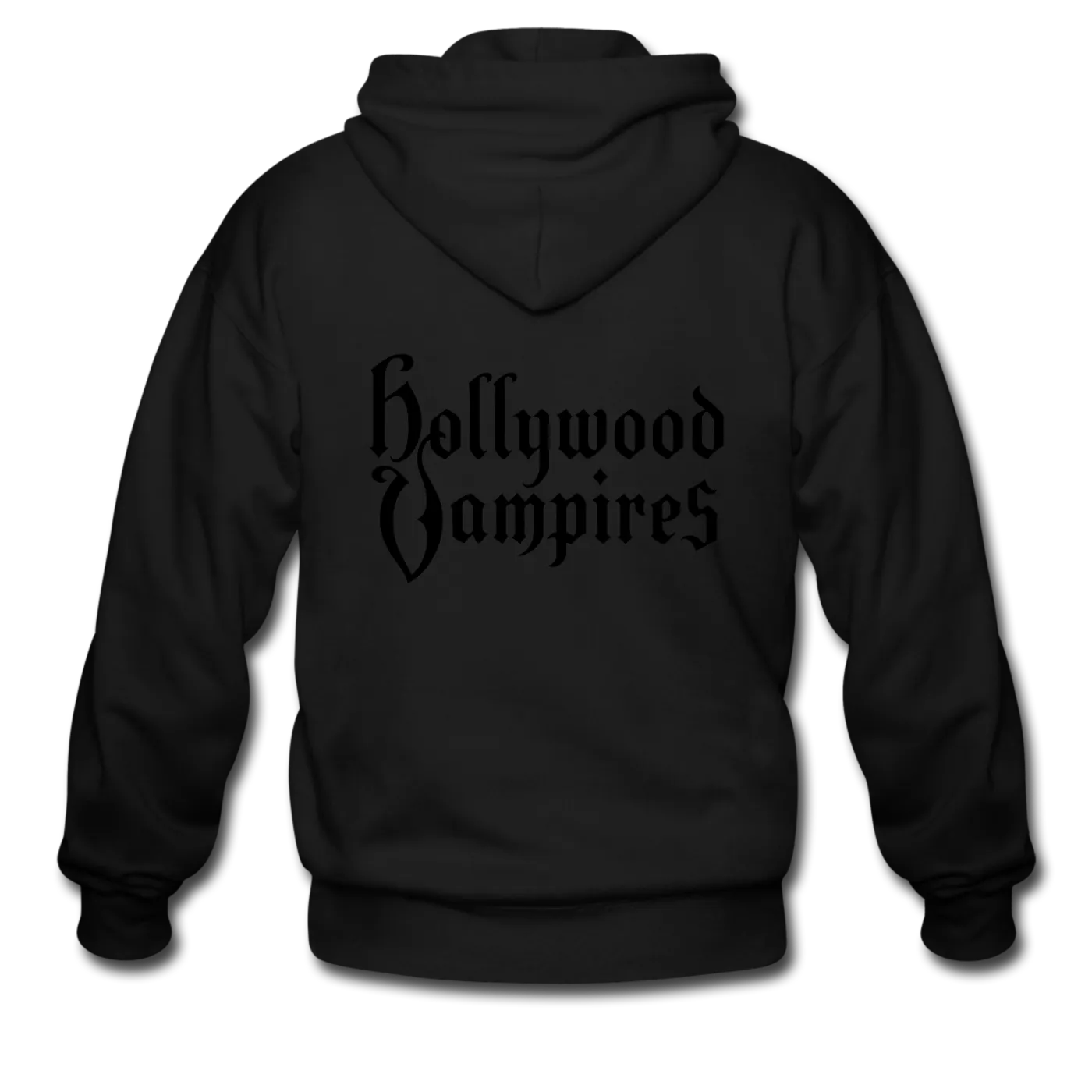 Hollywood Vampires Black on Black (zip hoodie)