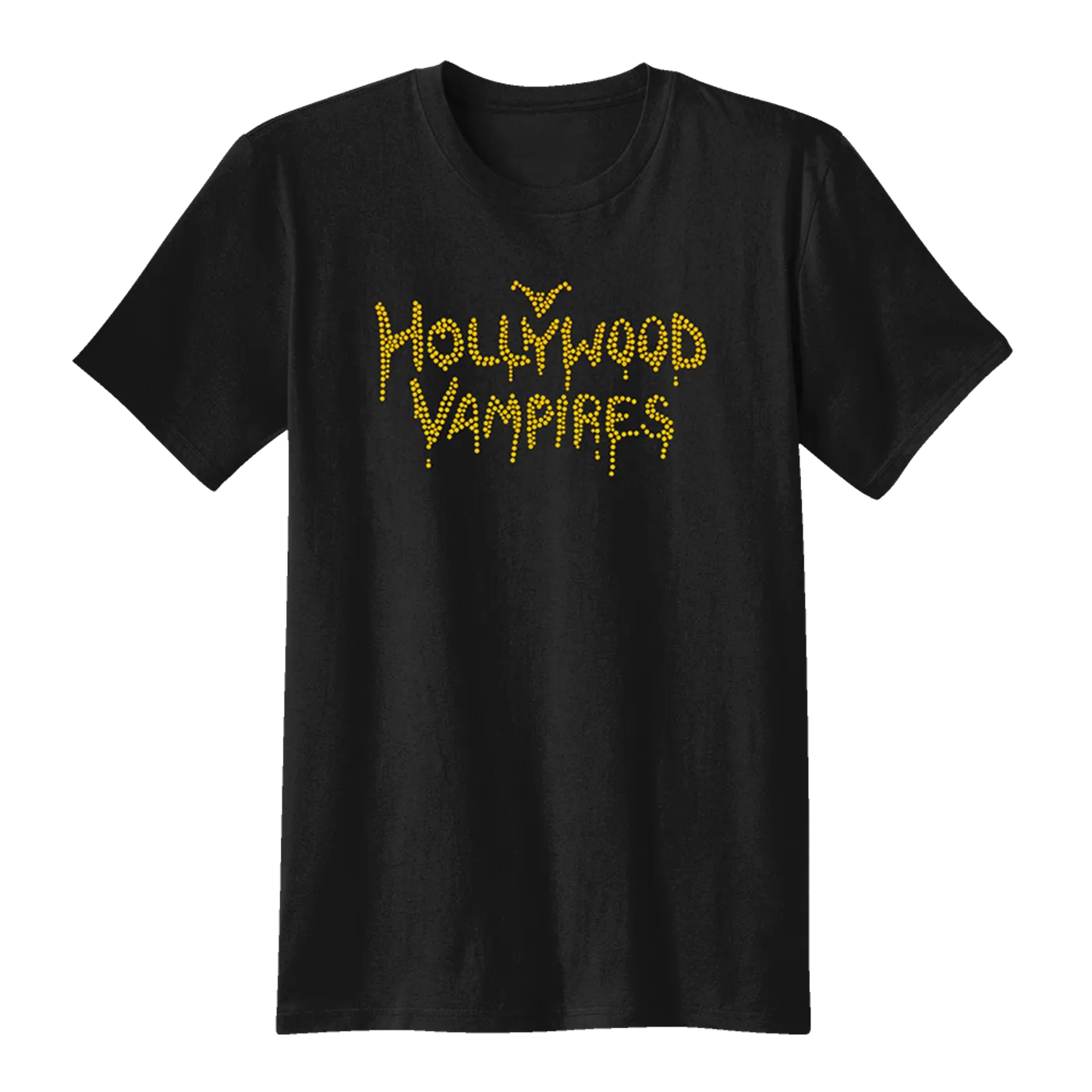 Hollywood Vampires Logo Bling Unisex Concert Crew