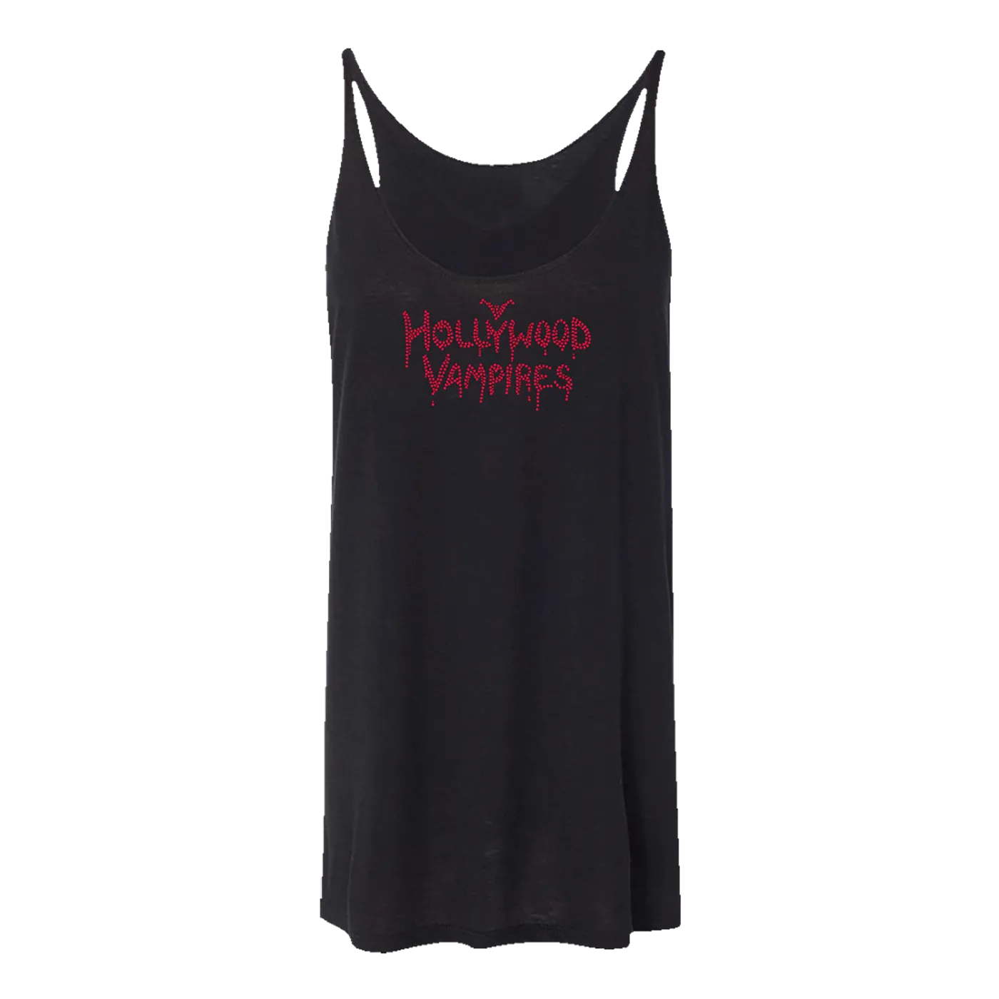 Hollywood Vampires Logo Bling Slouchy Tank