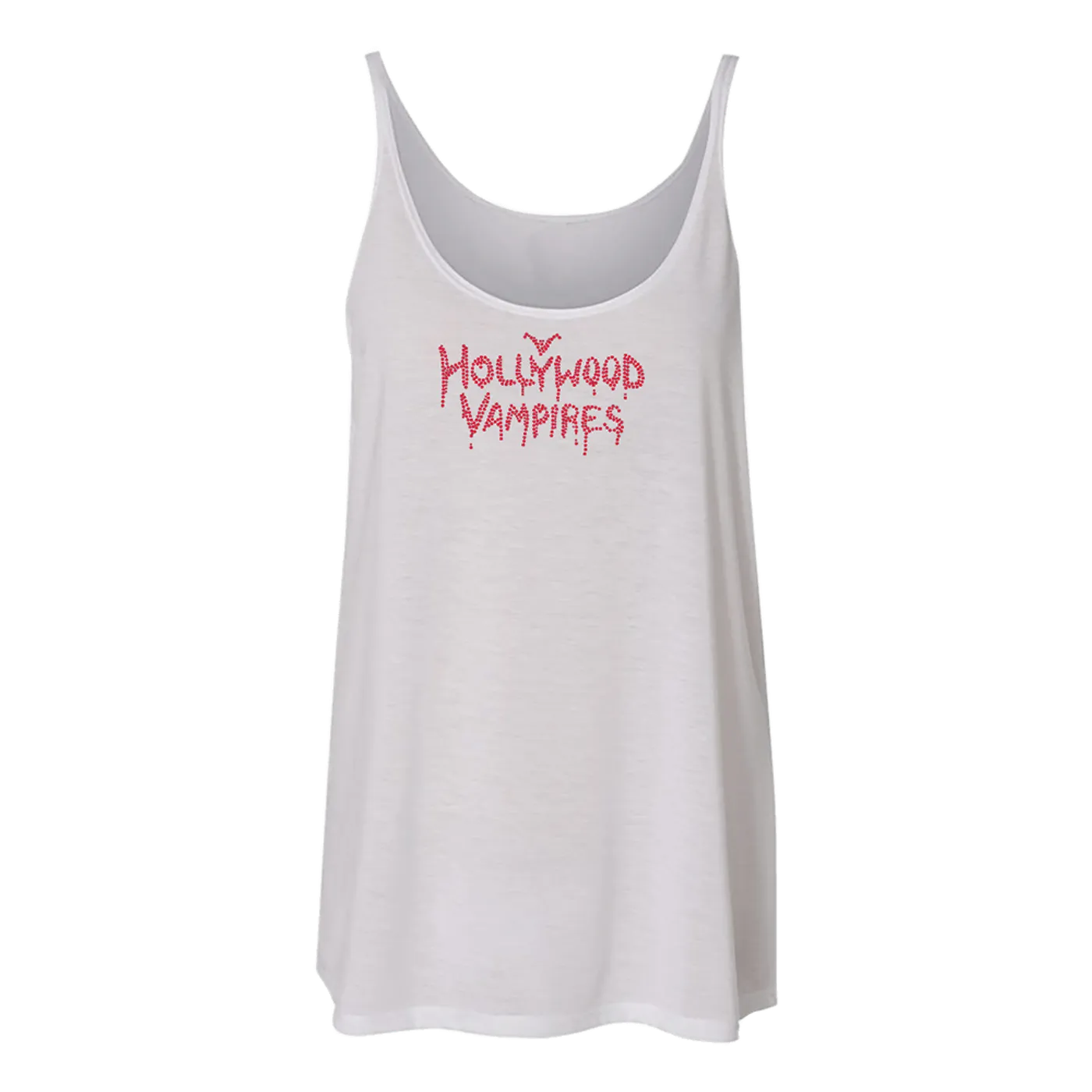 Hollywood Vampires Logo Bling Slouchy Tank