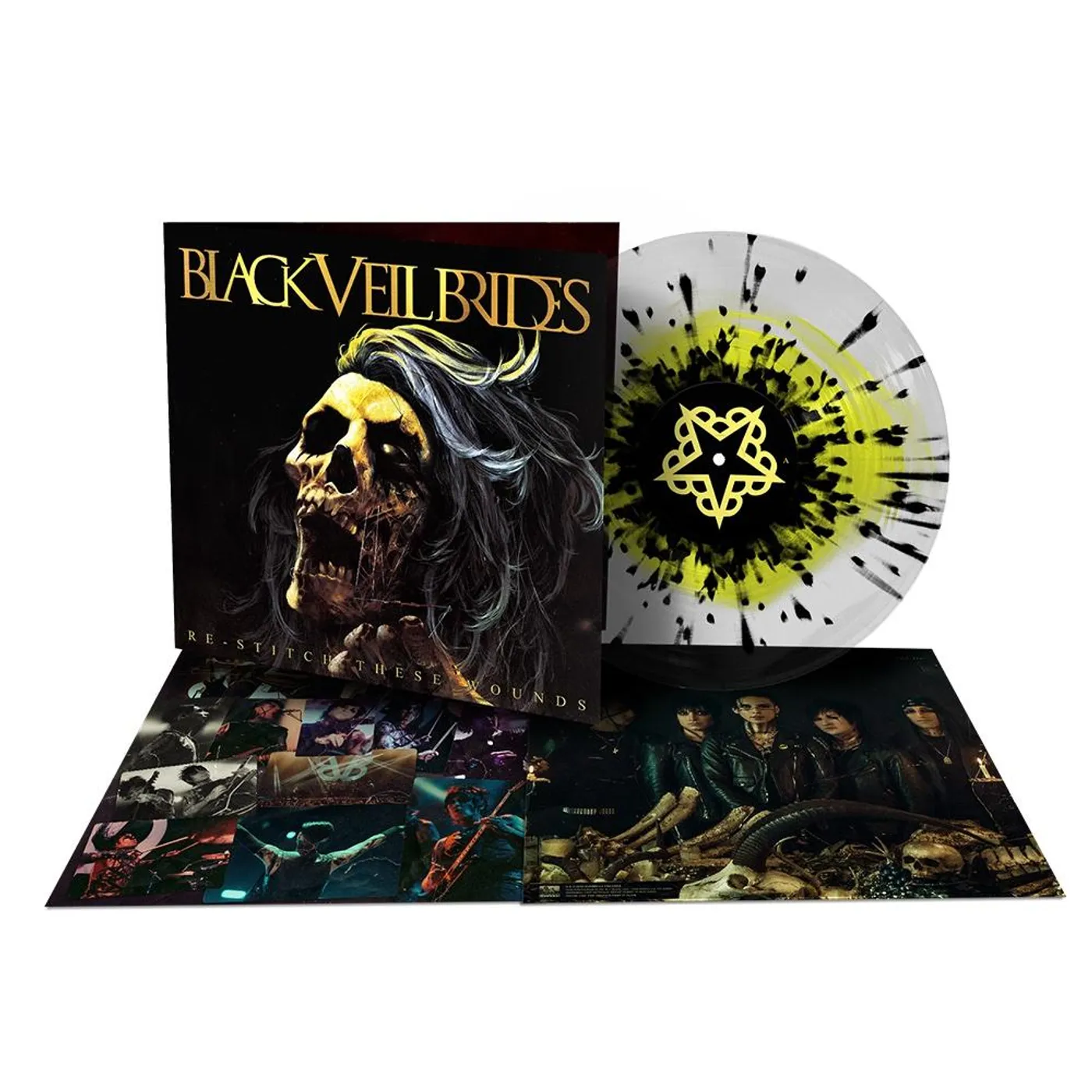 Black Veil Brides - Second Pressing // 'Re-Stitch These Wounds' 12" Vinyl (Splatter)