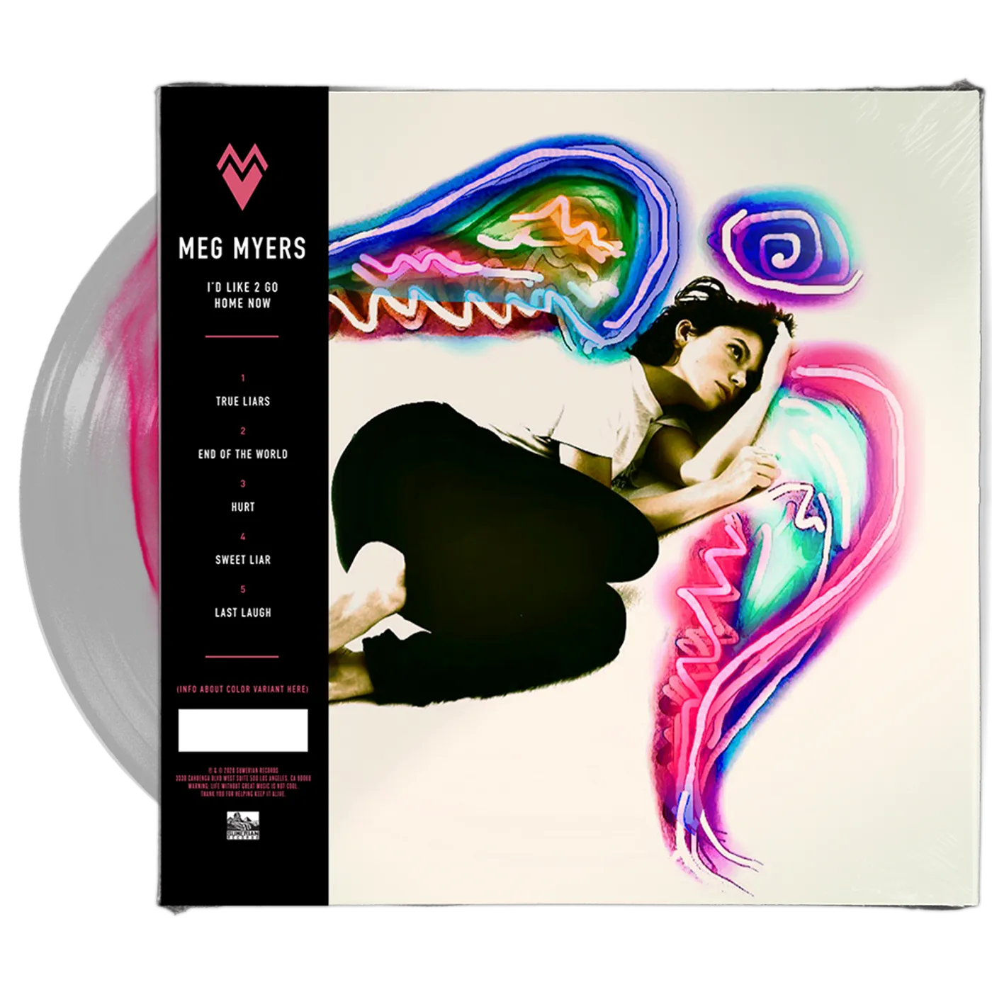 Meg Myers - 'Thank U 4 Taking Me 2 The Disco' + 'I'd Like 2 Go Home Now' (LP) (Vinyl)