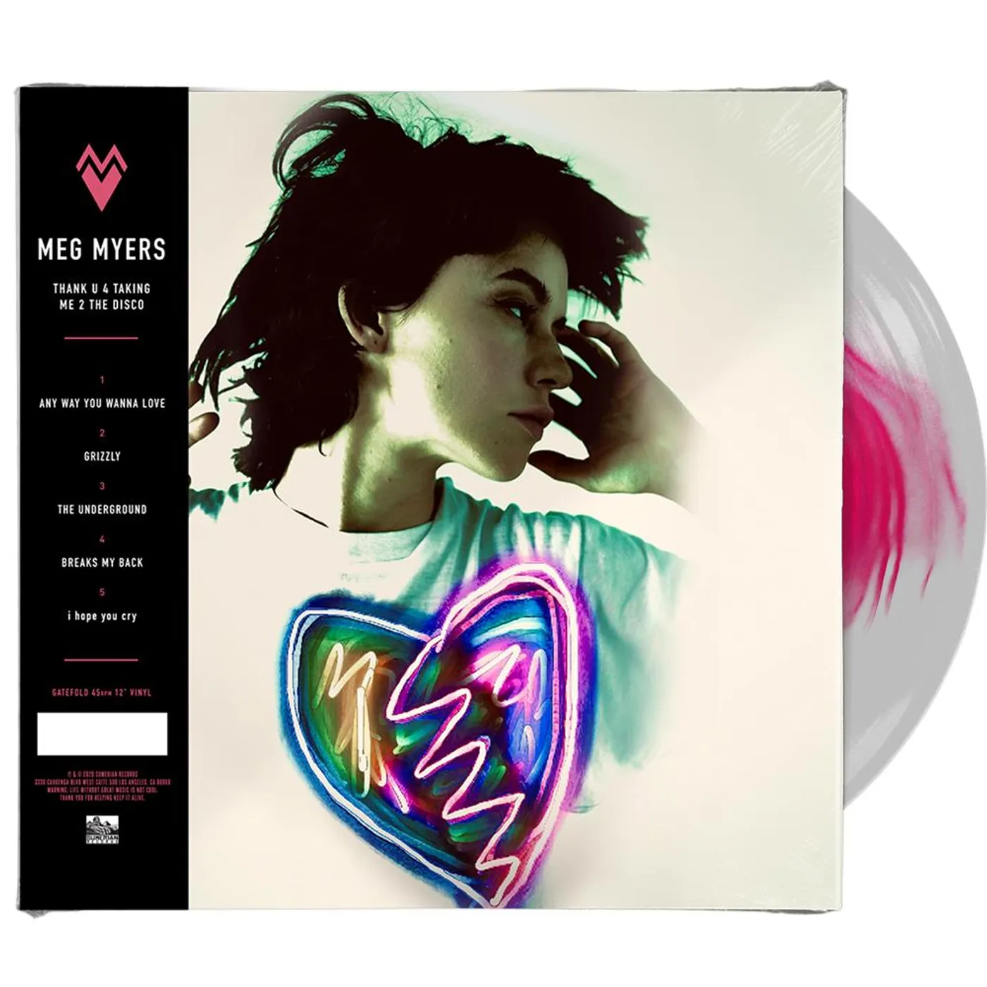 Meg Myers - 'Thank U 4 Taking Me 2 The Disco' + 'I'd Like 2 Go Home Now' (LP) (Vinyl)