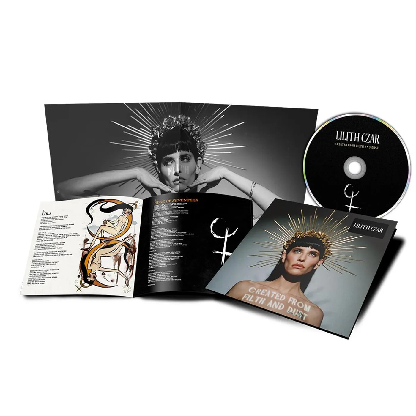 Lilith Czar - "Created From Filth And Dust" (CD)