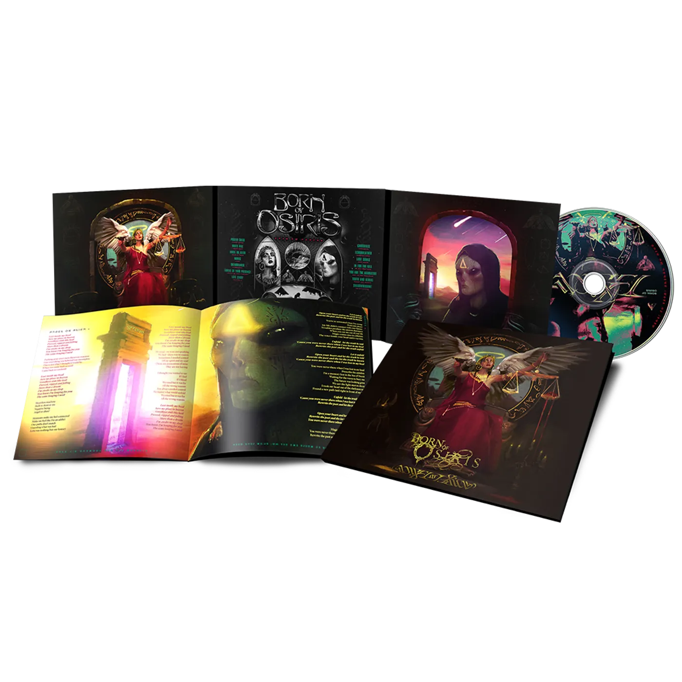 Born of Osiris - Angel or Alien CD (Deluxe Trifold Wallet w/ 20 page lyric booklet)