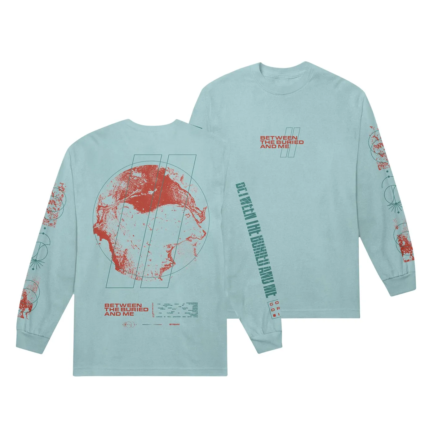 Between The Buried And Me - 'Future Shock' Chalky Mint Longsleeve
