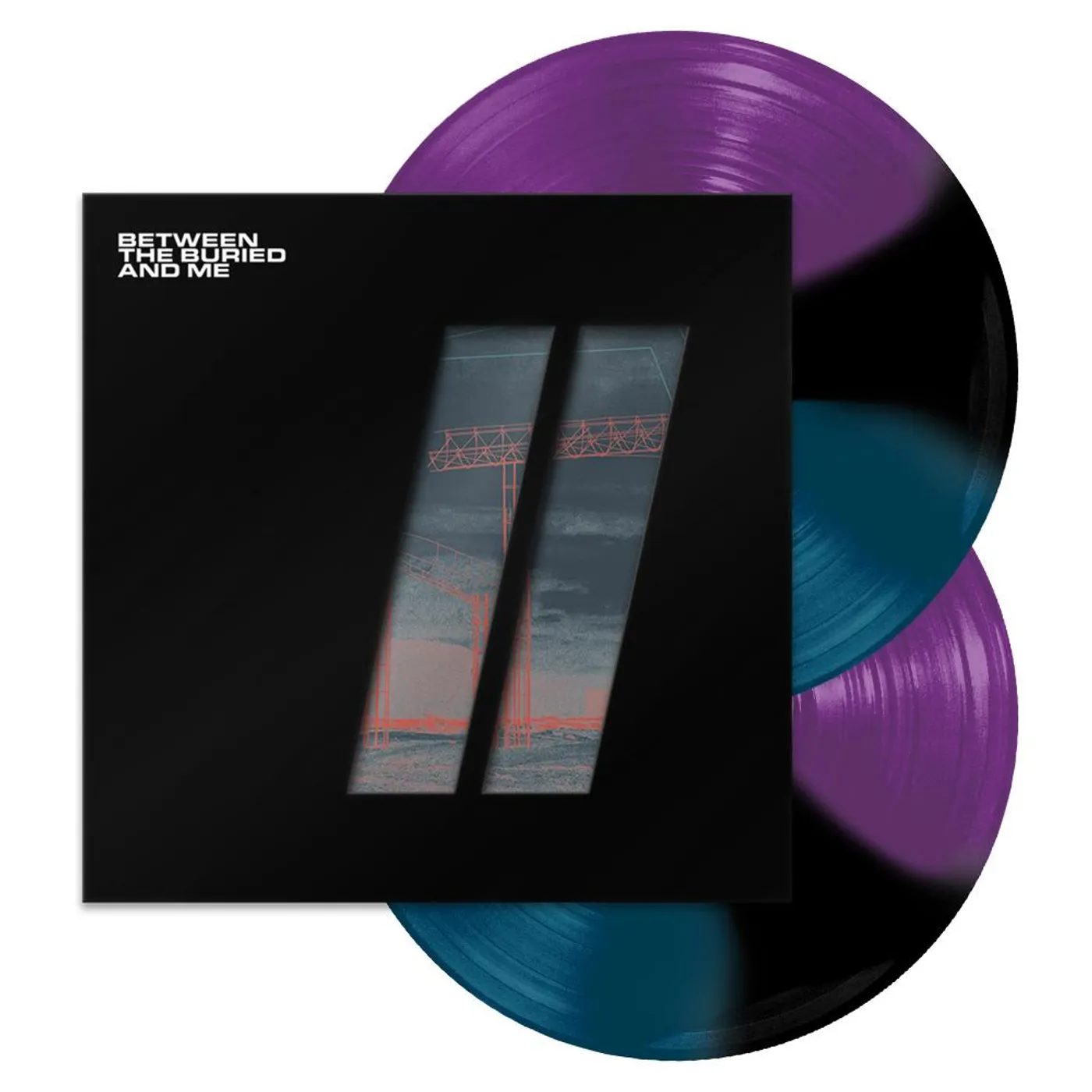 Between The Buried And Me - ‘COLORS II’ 2nd Pressing (Aqua Blue / Black / Purple Striped Tricolor)
