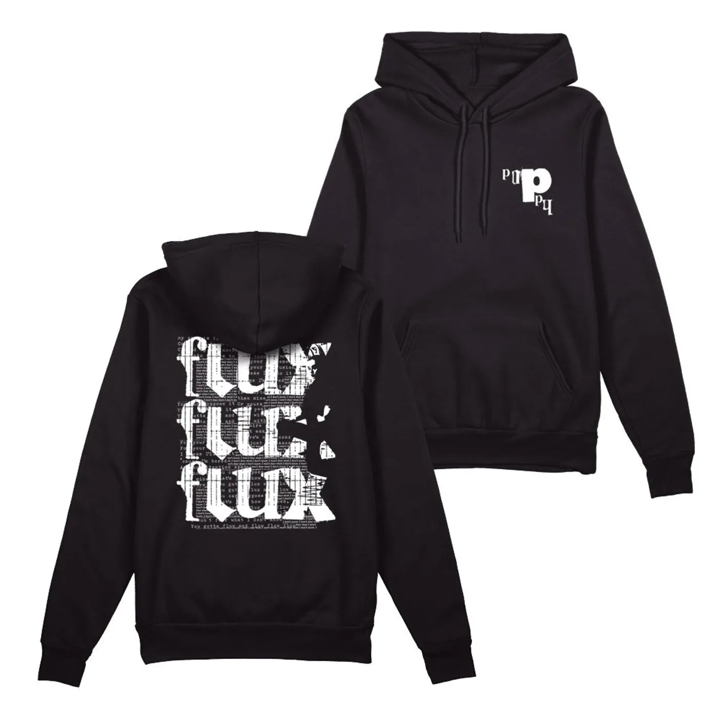 Poppy - Flux Black Hoodie