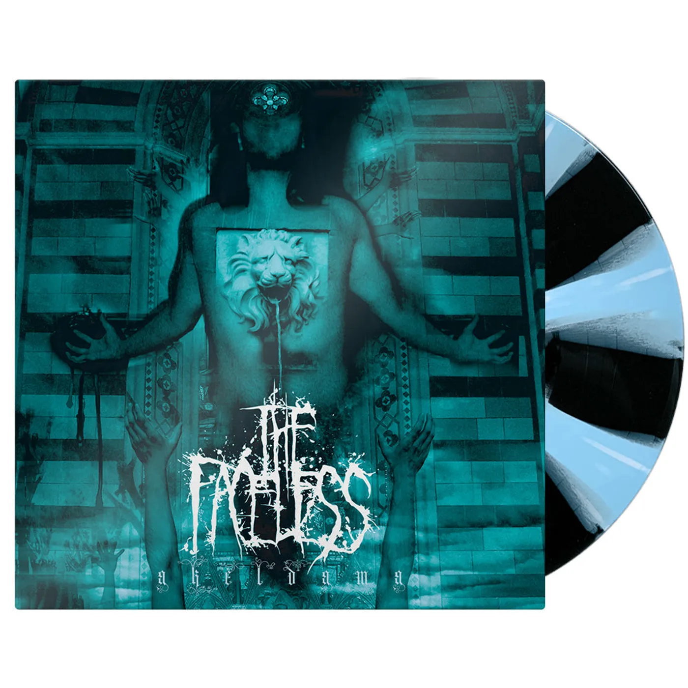The Faceless - Akeldama (15 Year Baby Blue + Black Cornetto w/ White Splatter 12" Vinyl)