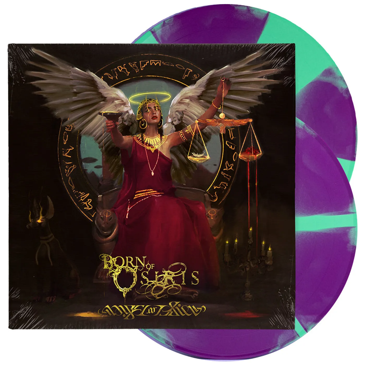 Born of Osiris - Angel or Alien Vinyl (2xLP Purple & Mint Green Cornetto)