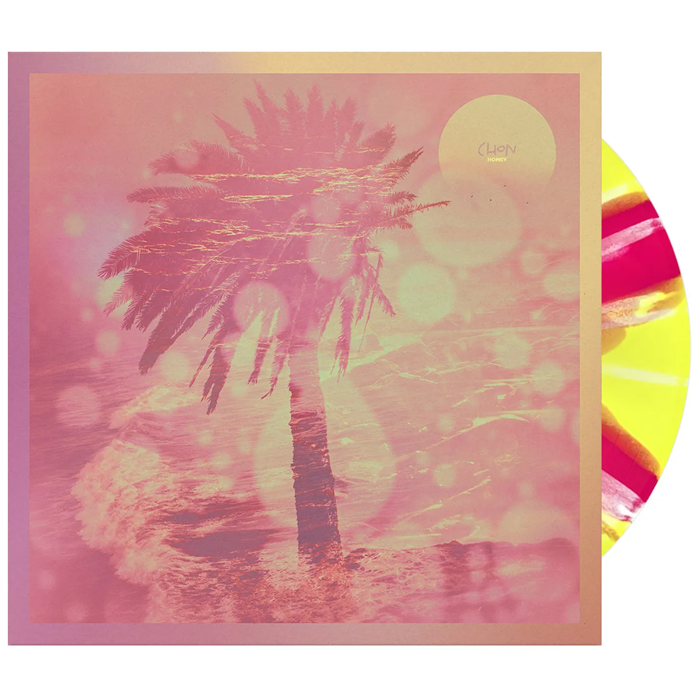 CHON - 'Homey' Yellow + Light Hot Pink Cornetto w/ White Splatter Vinyl