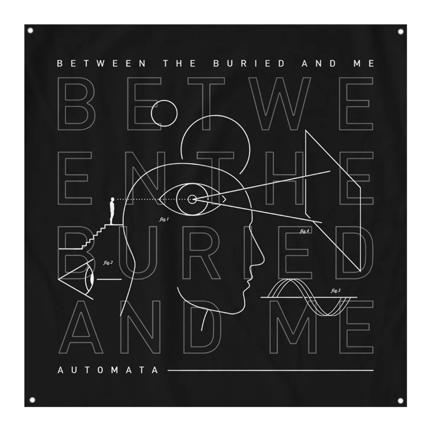 Between the Buried and Me - Automata Wall Flag