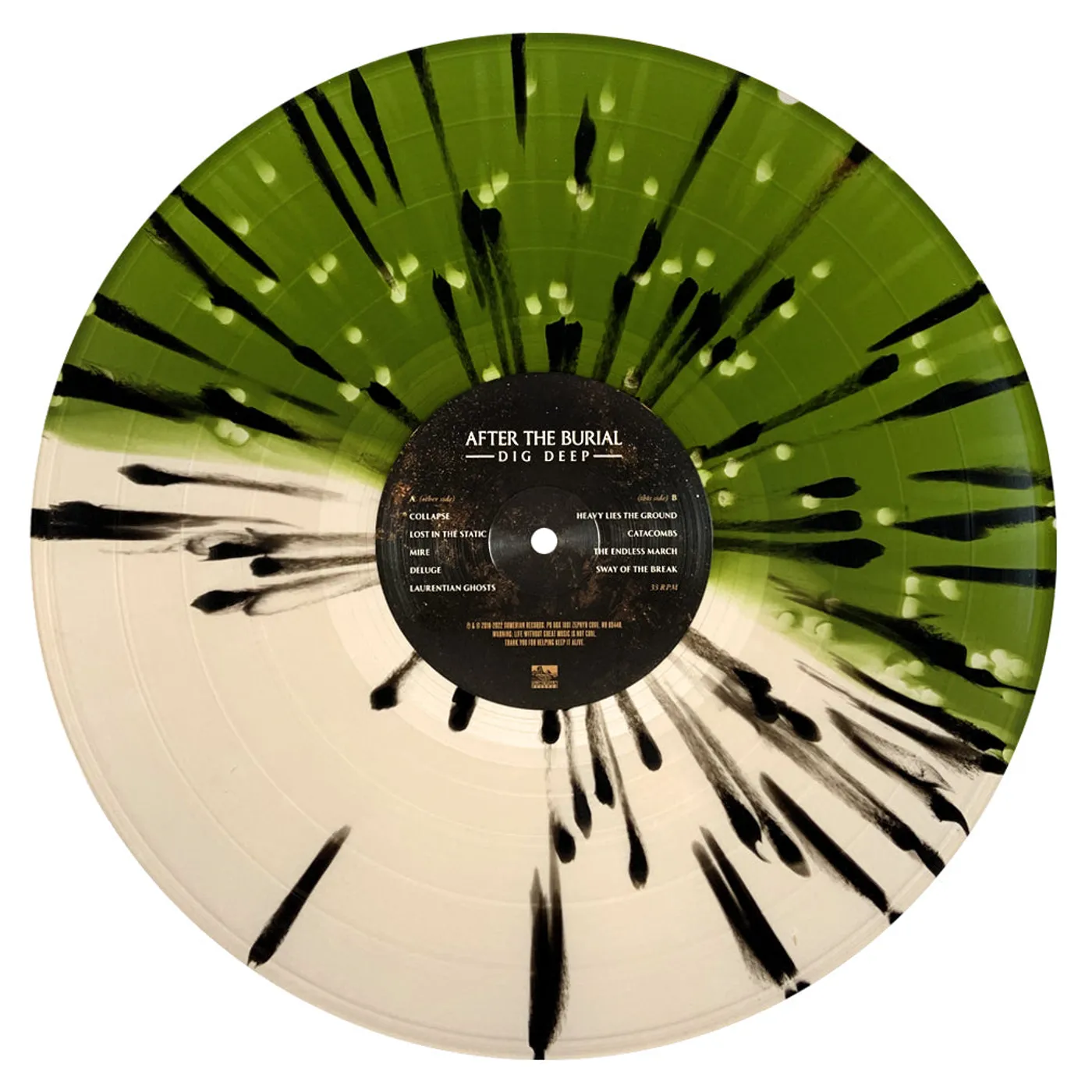 After The Burial - 'Dig Deep' Vinyl (Swamp Green & Trans Beer w/ Black Heavy Splatter)