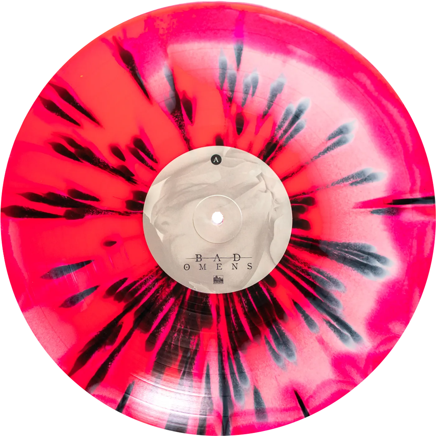 Bad Omens - 'Bad Omens' Vinyl (Neon Pink + Bone Side A/B w/ Black Heavy Splatter)