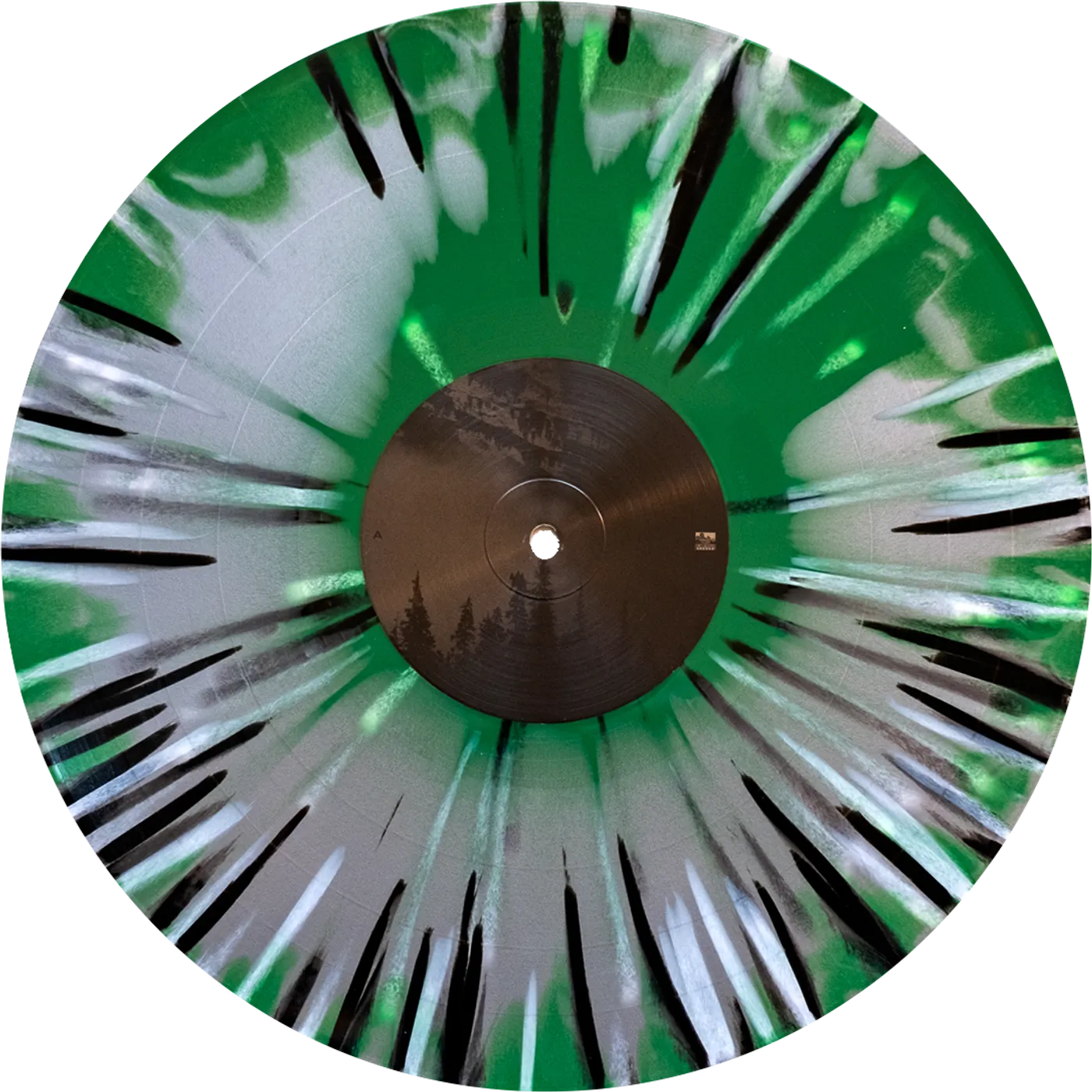 After The Burial - 'Evergreen' Vinyl (Evergreen + Silver Side A/B w/ Black + White Splatter)