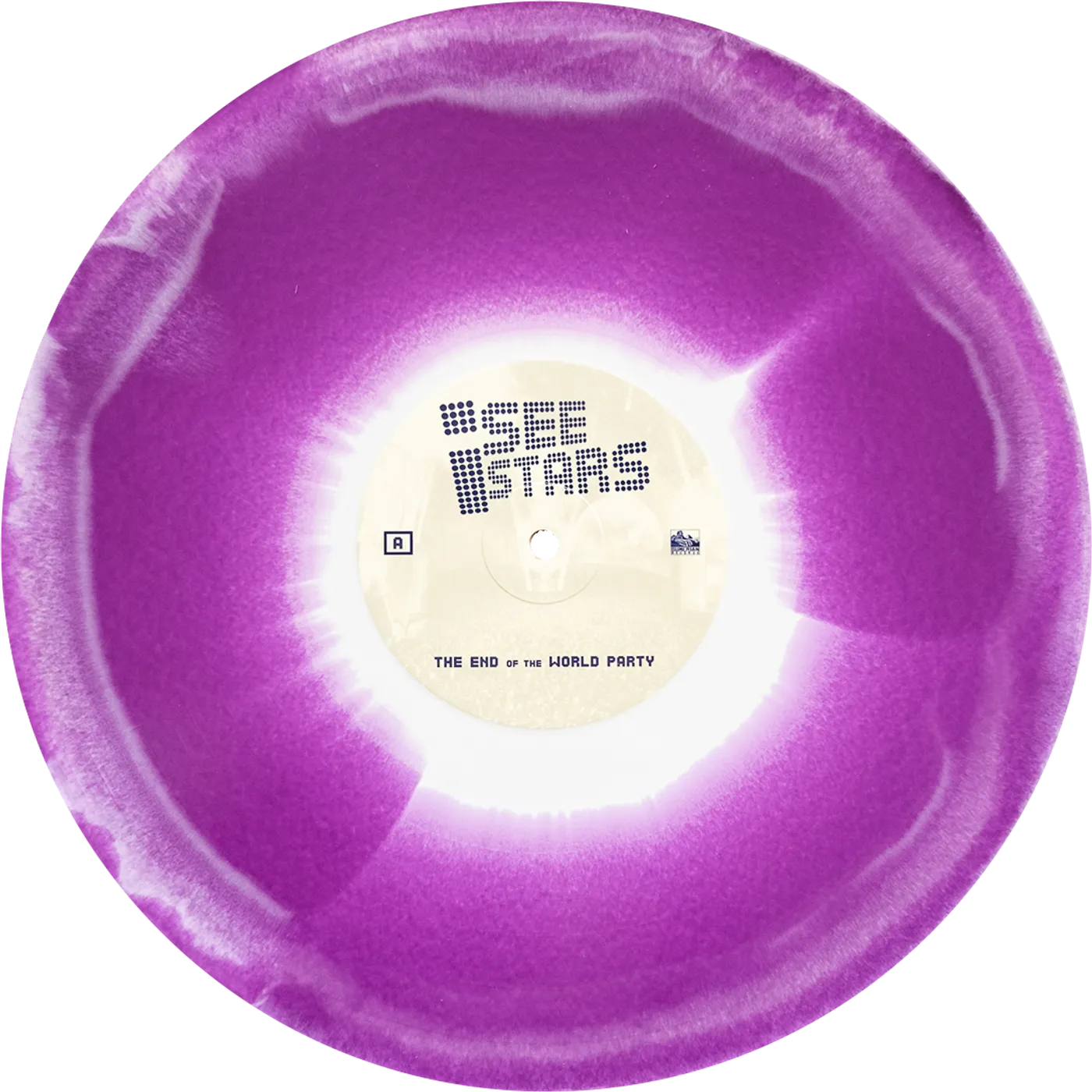 I See Stars - 'The End of the World Party' Vinyl (White + Baby Pink + Purple Tri-Color Side A/B)
