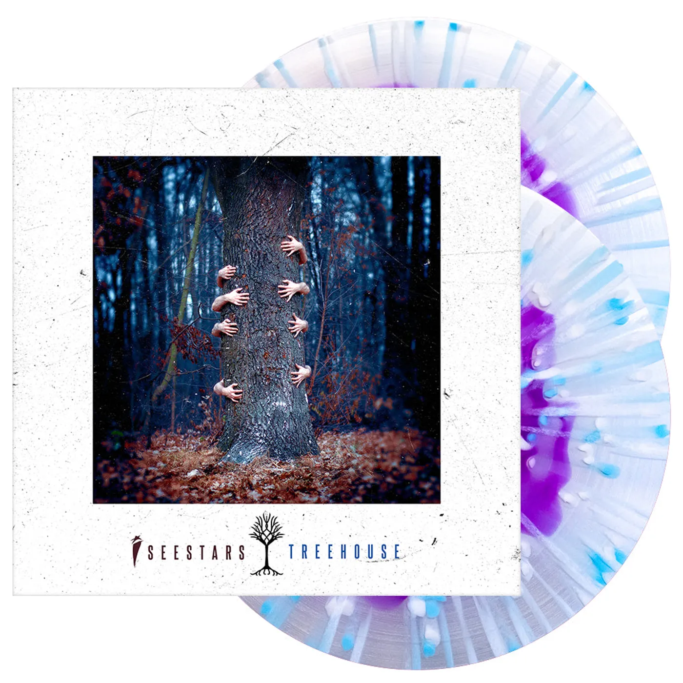  I See Stars - 'Treehouse' Vinyl (2xLP Neon Violet in Ultra Clear w/ White + Baby Blue Heavy Splatter)