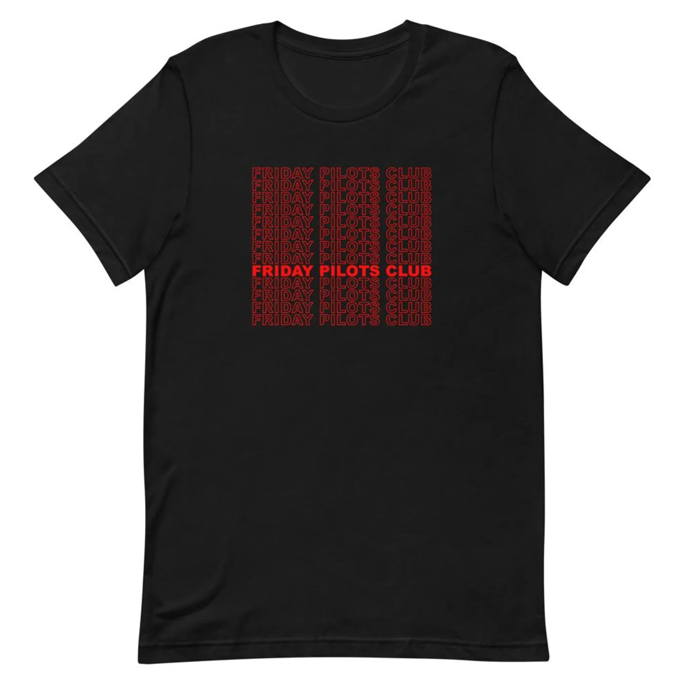 Friday Pilots Club - Short-Sleeve Unisex T-Shirt Red