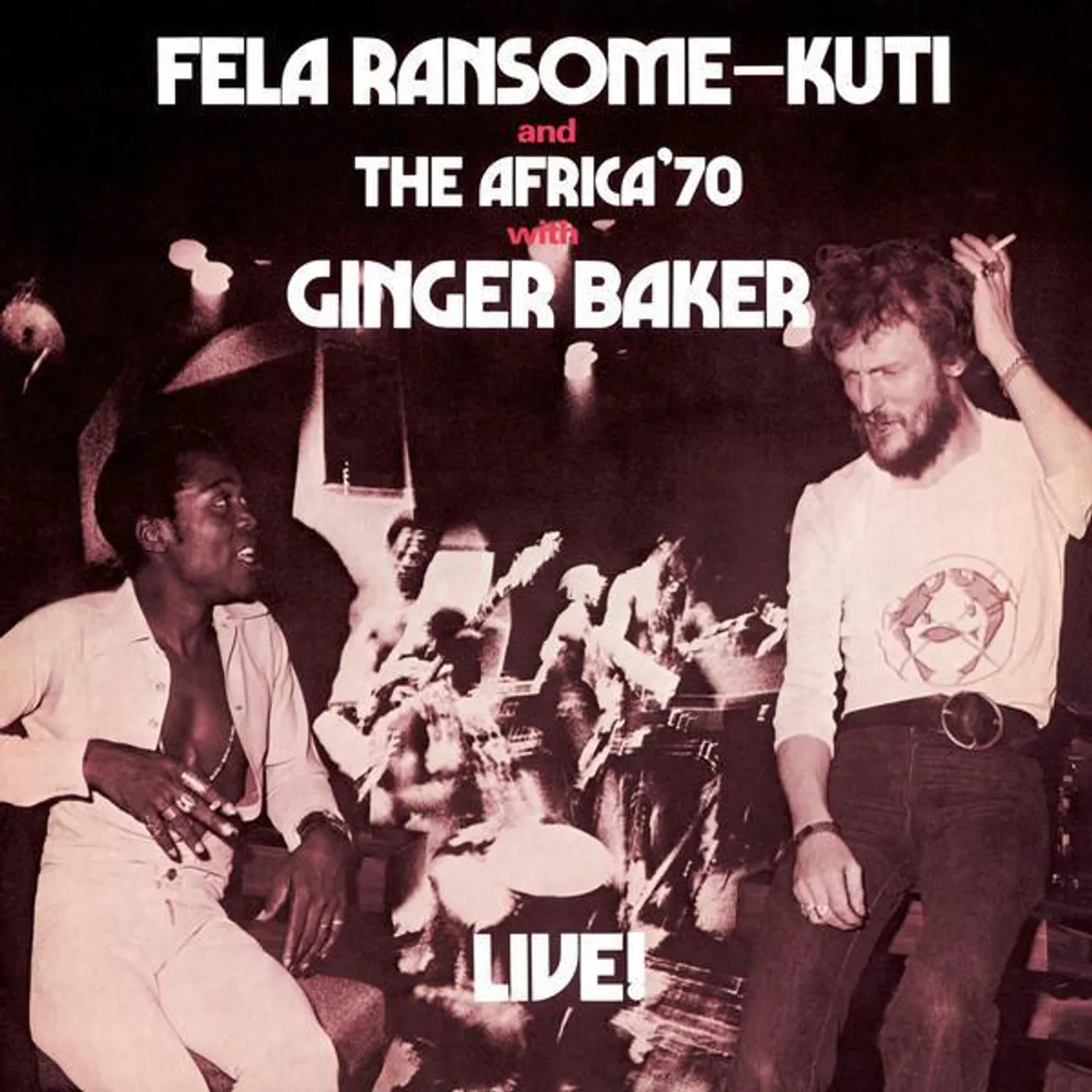  Fela Kuti and The Africa 70 with Ginger Baker "Live!" (1971) LP Vinyl