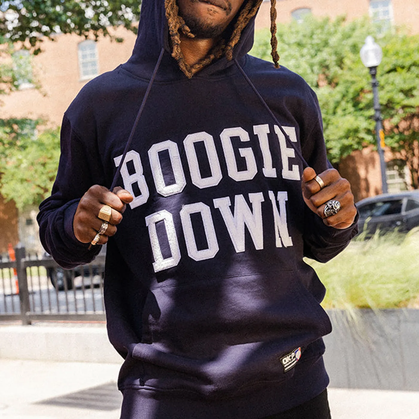 Al Jarreau Boogie Down Chenille Hooded Sweatshirt