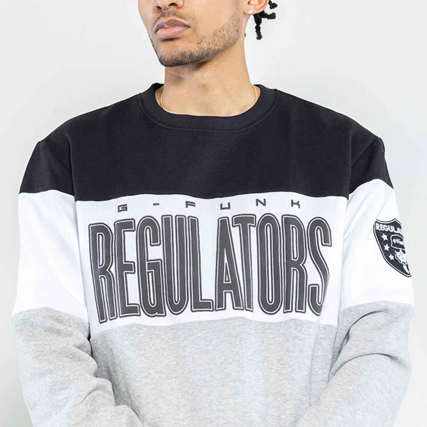 Warren G. G-Funk Regulators Tri-Panel Crewneck Sweatshirt