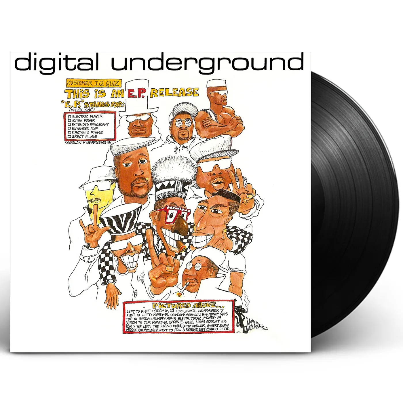 Digital Underground "This is an E.P. Release" 12" LP Vinyl