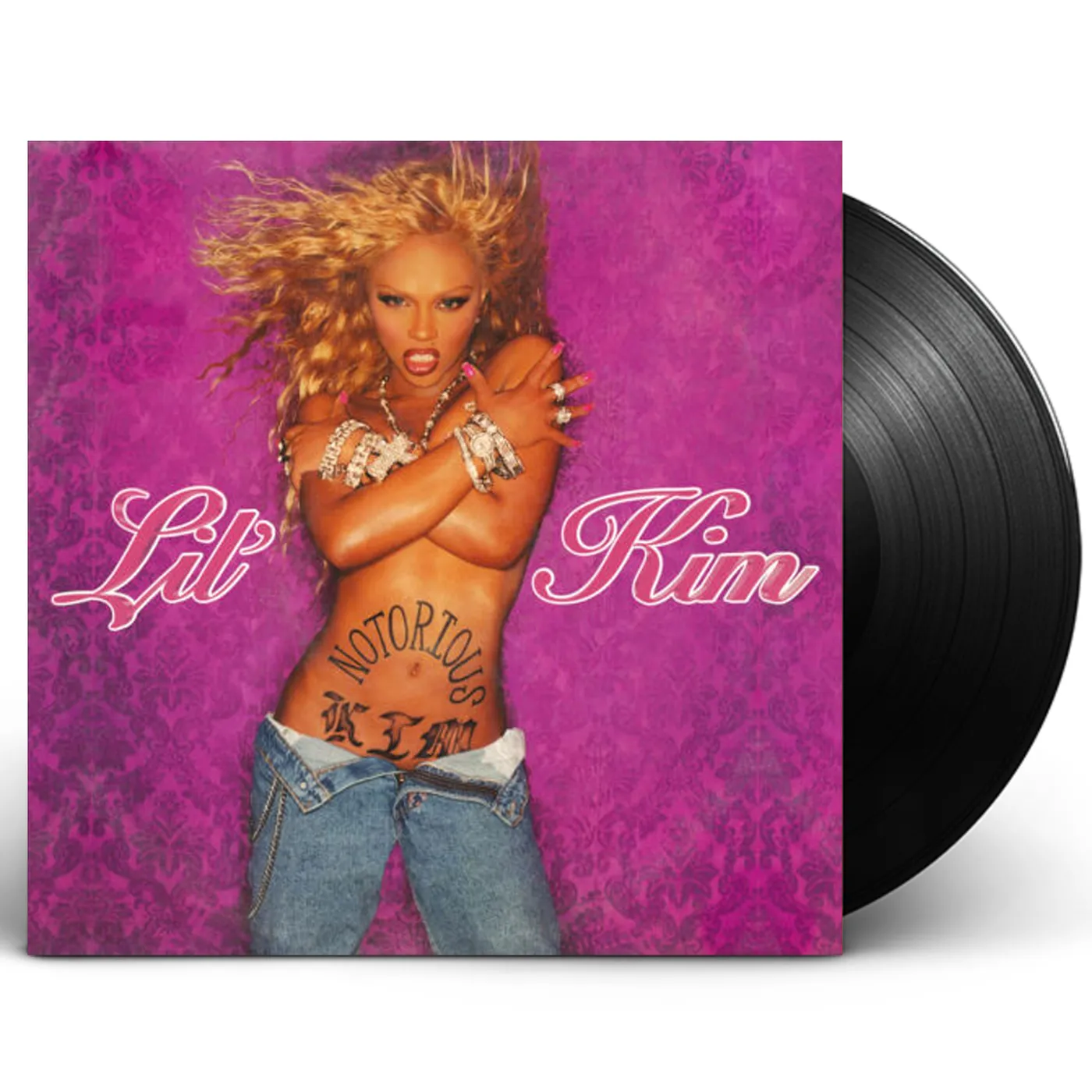 Lil' Kim "Notorious K.I.M." 2xLP Pink & Black Mixed Vinyl