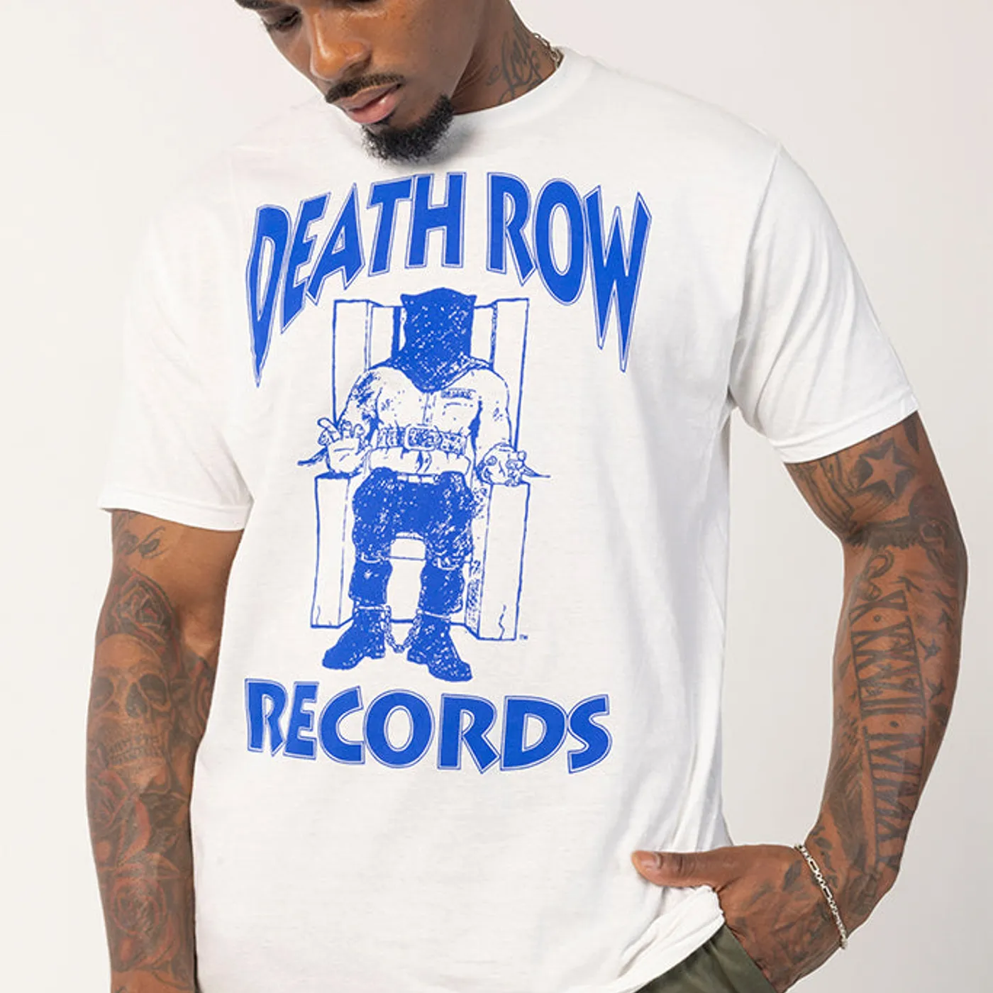 Death Row Records Blue Logo T-Shirt