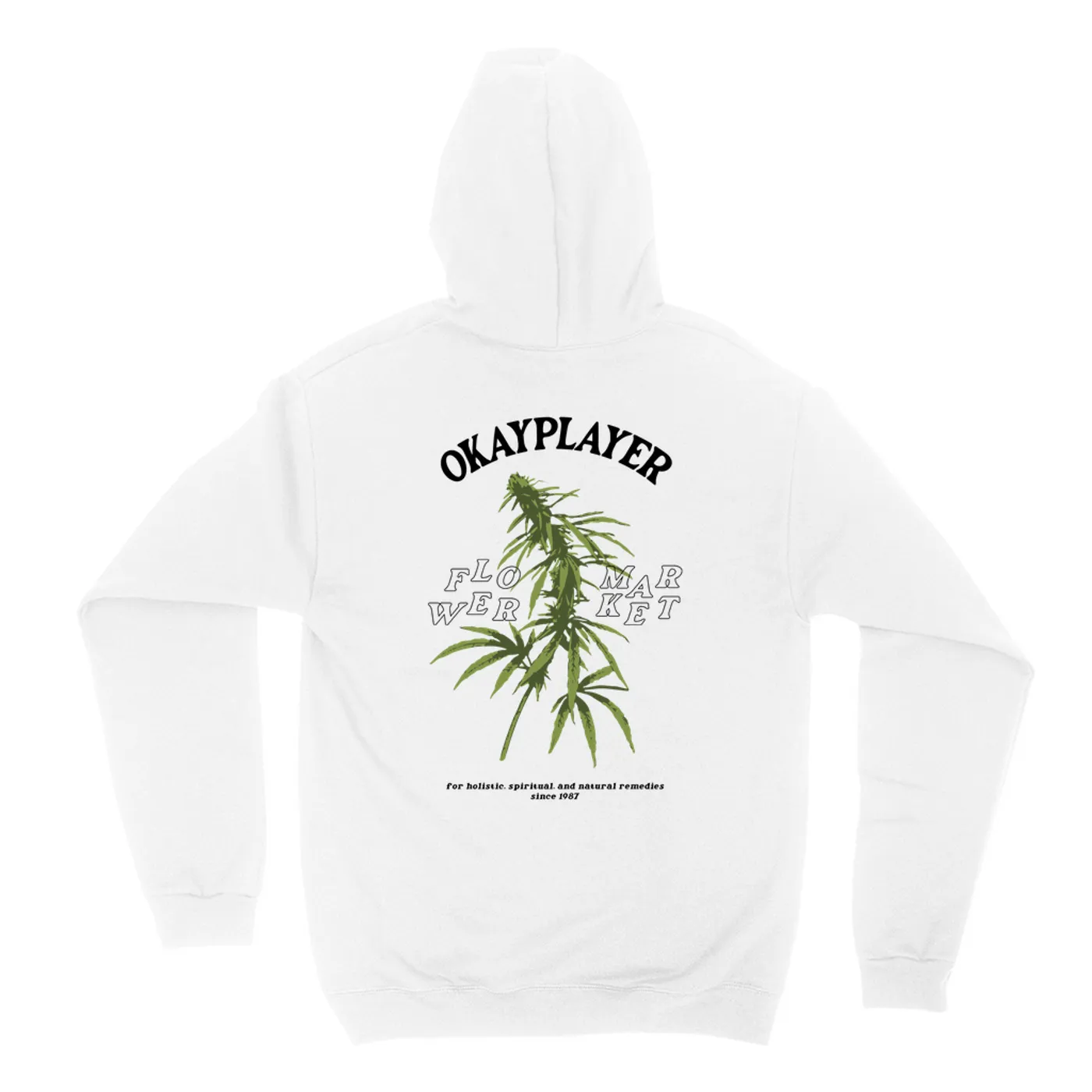 Okayplayer Flower Market White Hooded Sweatshirt