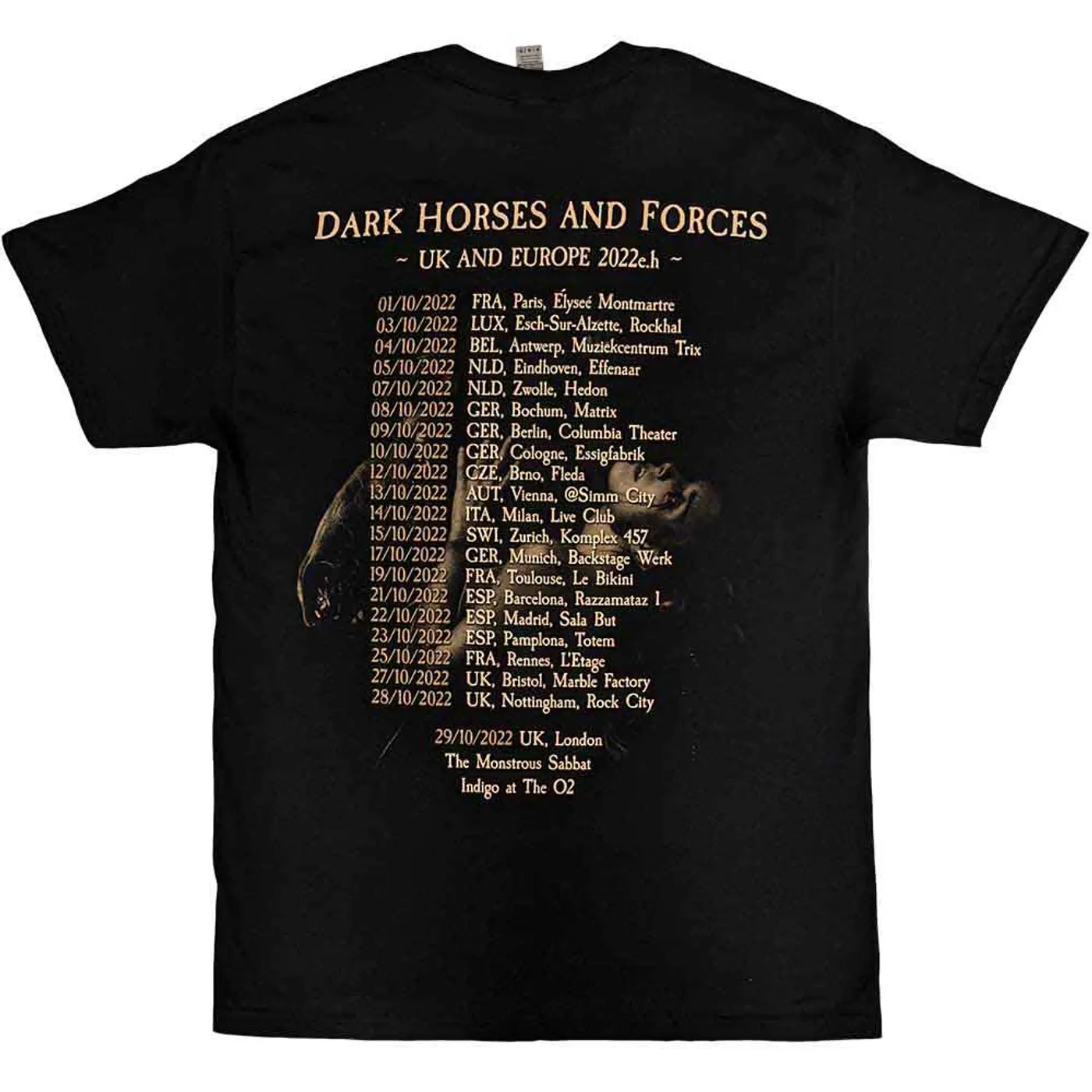 Cradle Of Filth T Shirt - Dark Horses