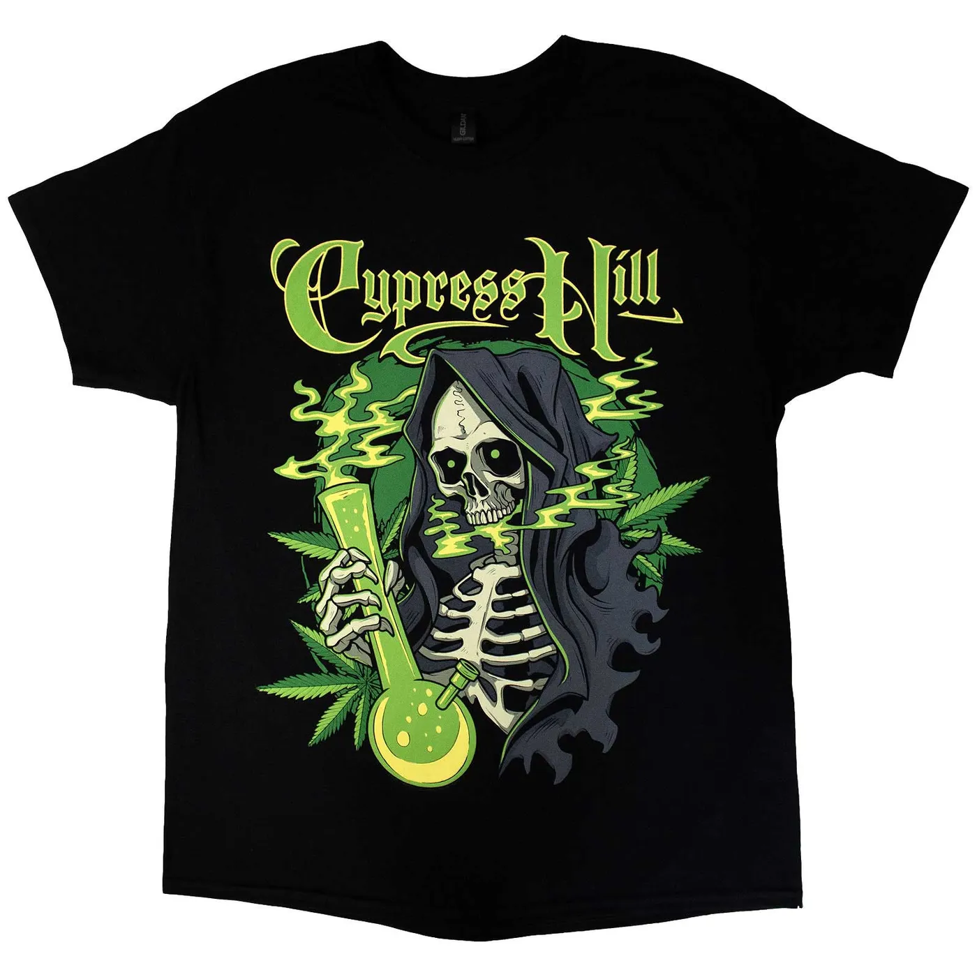Cypress Hill T Shirt - Skull Bong