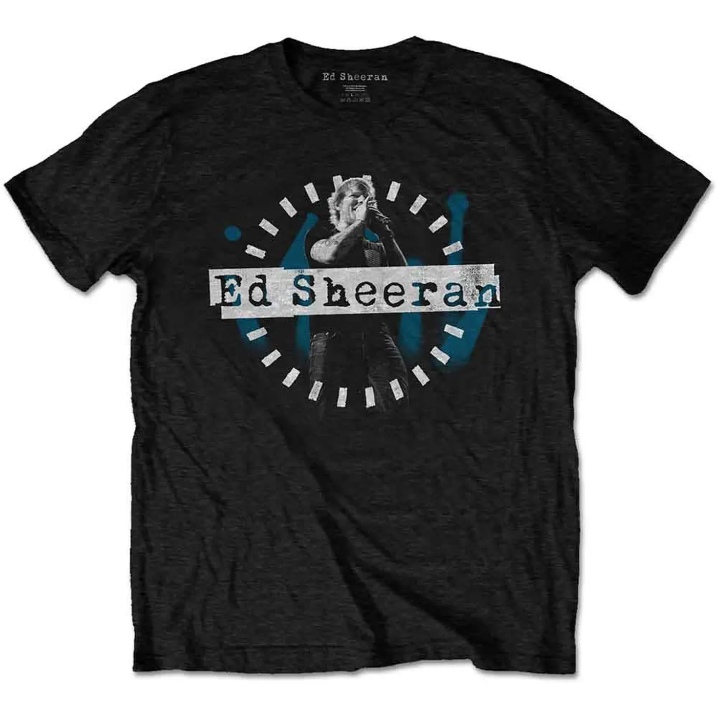 Ed Sheeran T Shirt - Dashed Stage Photo