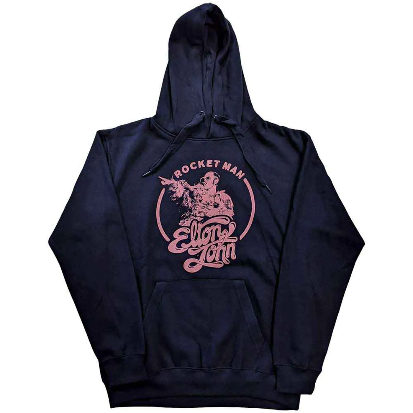 Elton John Pullover Hoodie - Rocketman Circle Point