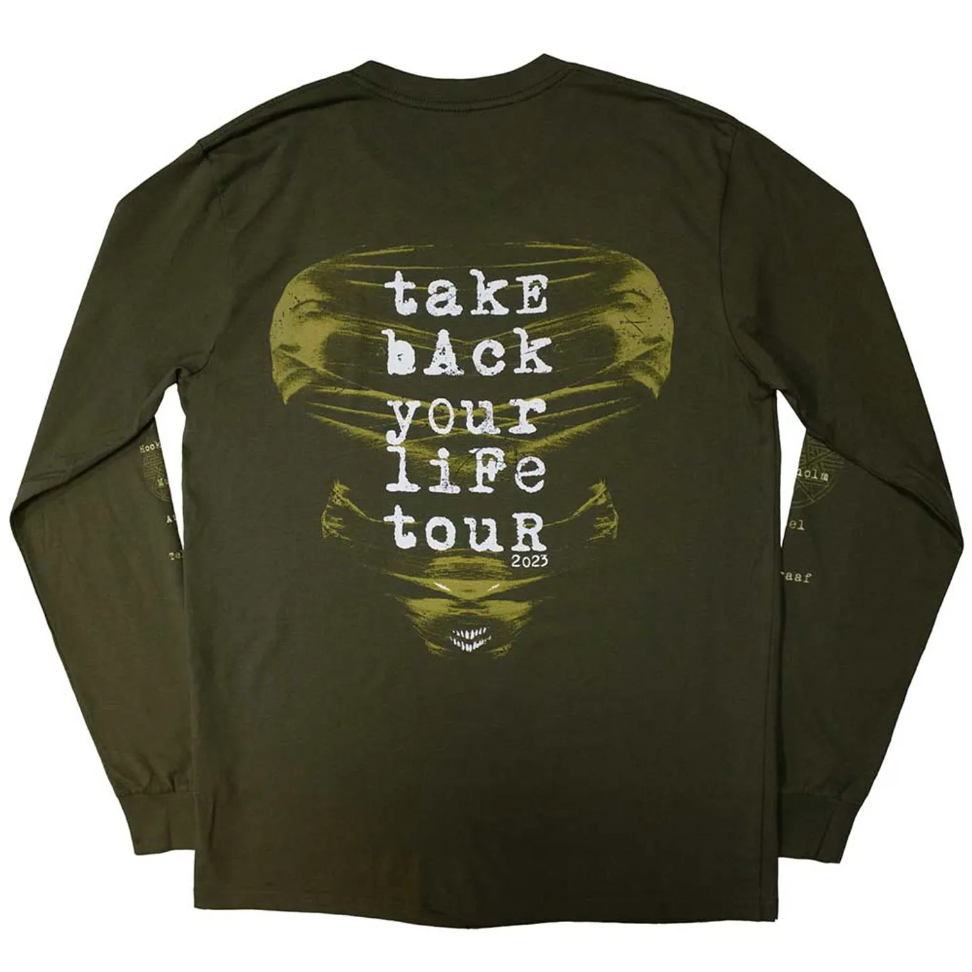 Disturbed Long Sleeve T Shirt - European Tour '23 Take Back