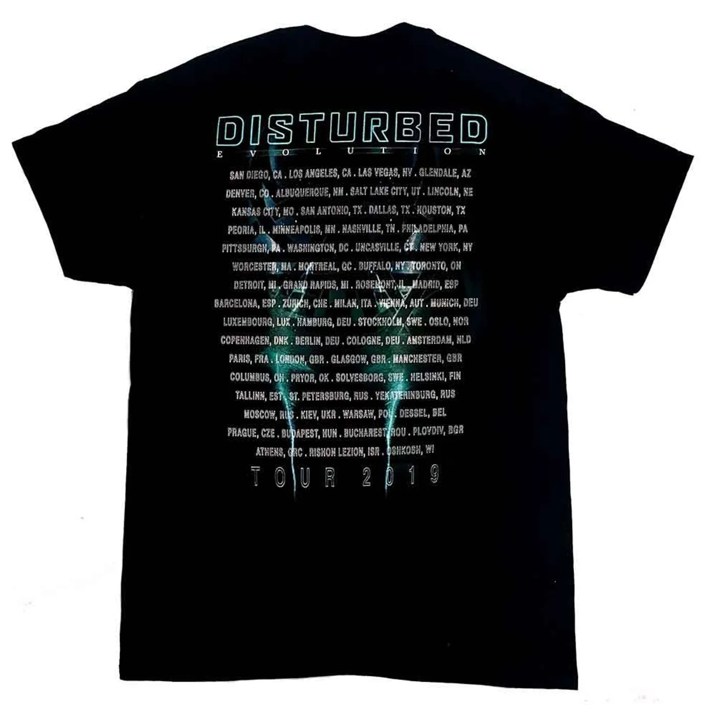Disturbed T Shirt - Apocalypse Dateback