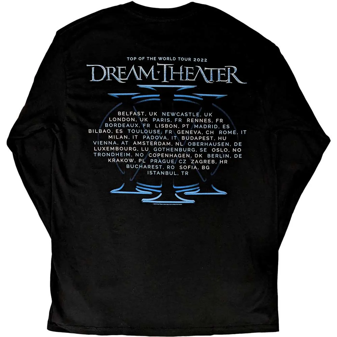 Dream Theater Long Sleeve T Shirt - Band Photo TOTW Tour 2022
