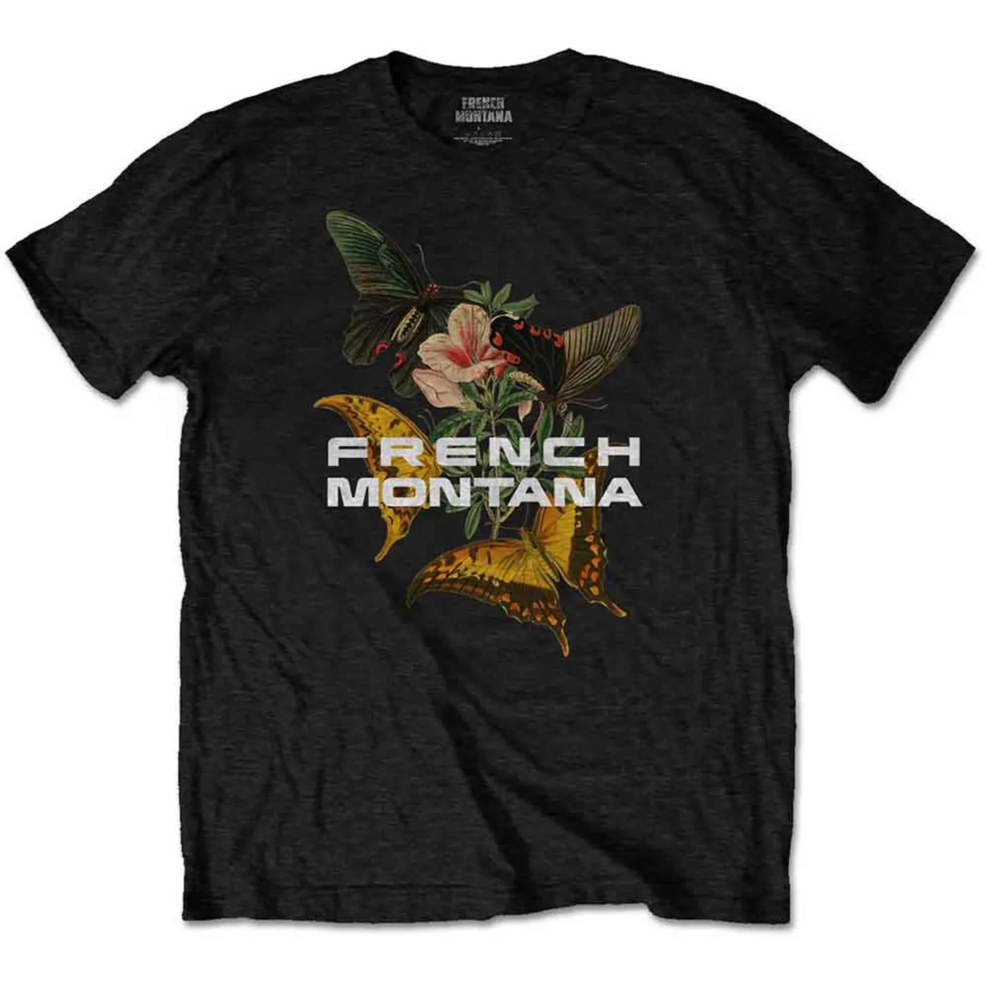 French Montana T Shirt - Butterfly