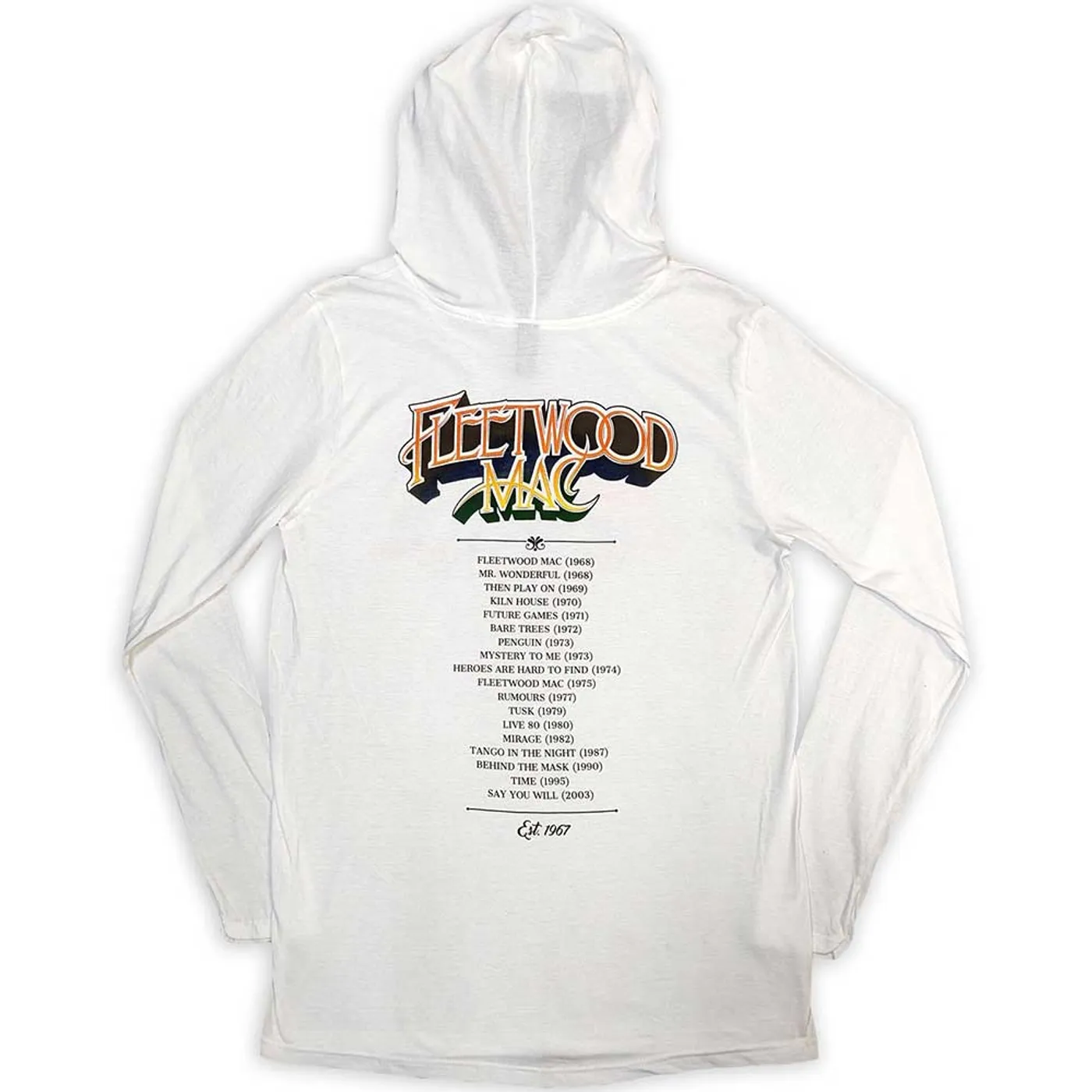 Fleetwood Mac Pullover Hoodie - Albums Bus Lightweight