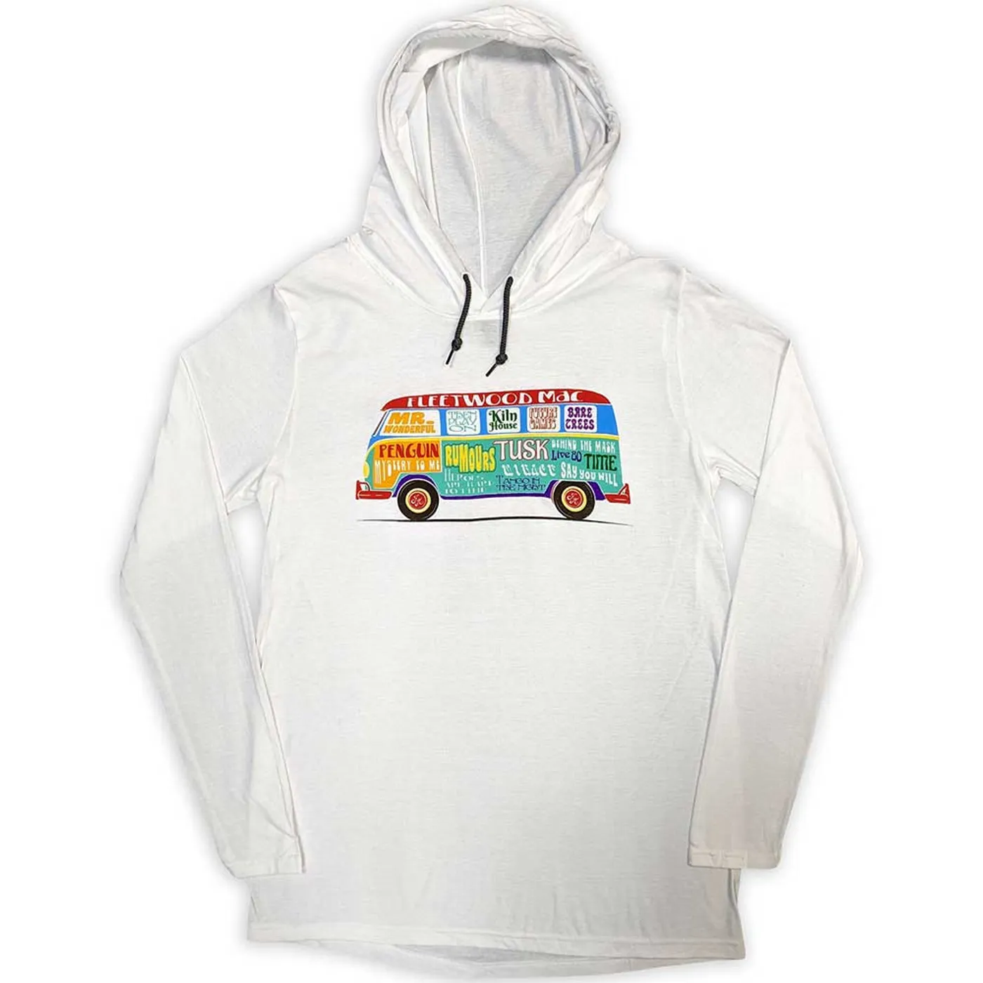 Fleetwood Mac Pullover Hoodie - Albums Bus Lightweight